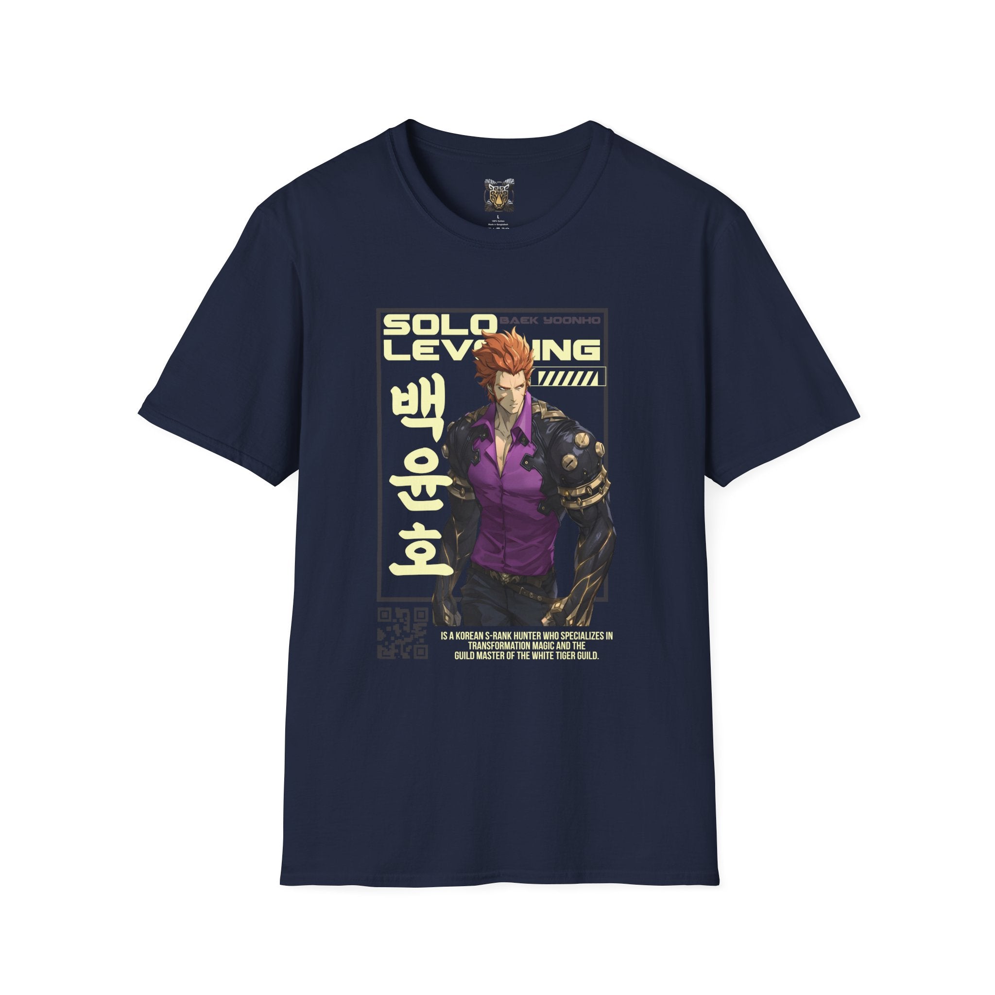 Solo Leveling T-Shirt – Baek Yoonho Anime Graphic Tee for Fans of Manhwa