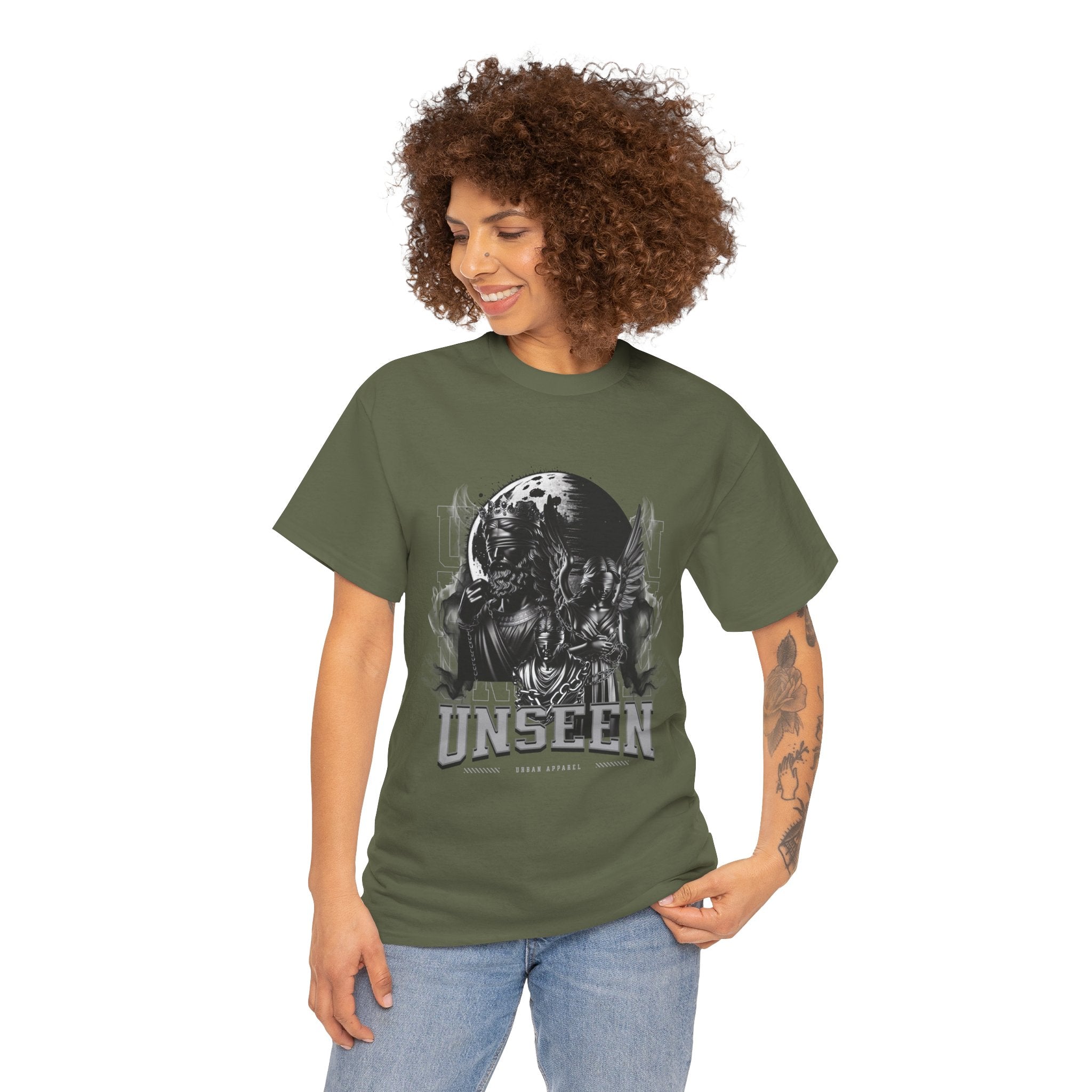 "Unseen" Blindfolded Figures with Chains - Dark Urban Apparel Digital Art