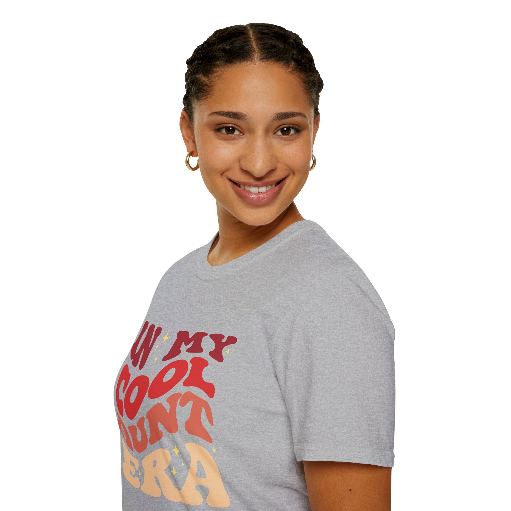 Cool Aunt T-Shirt – “In My Cool Aunt Era” Fun Auntie Gift Tee for Birthdays, Family Gatherings, and Everyday Wear