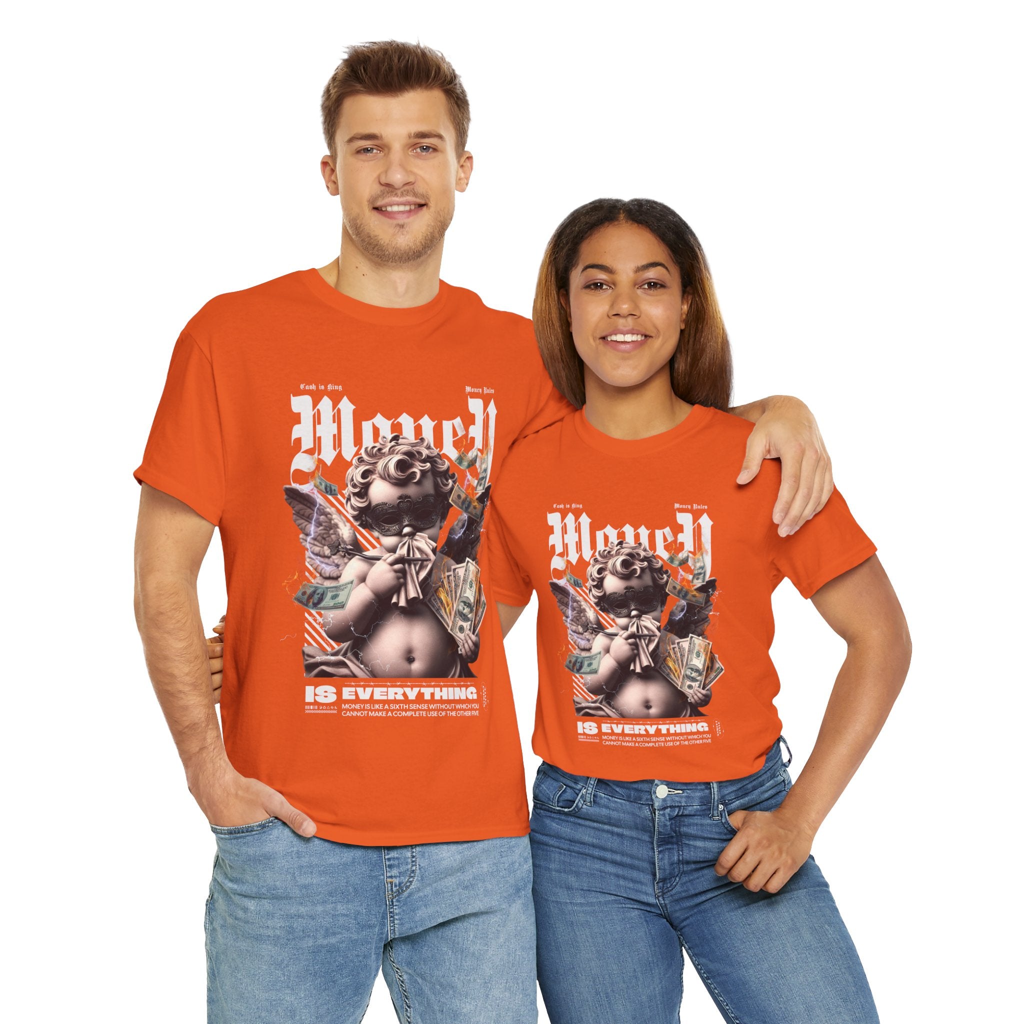Money is Everything: Opulent Cherub Streetwear Design