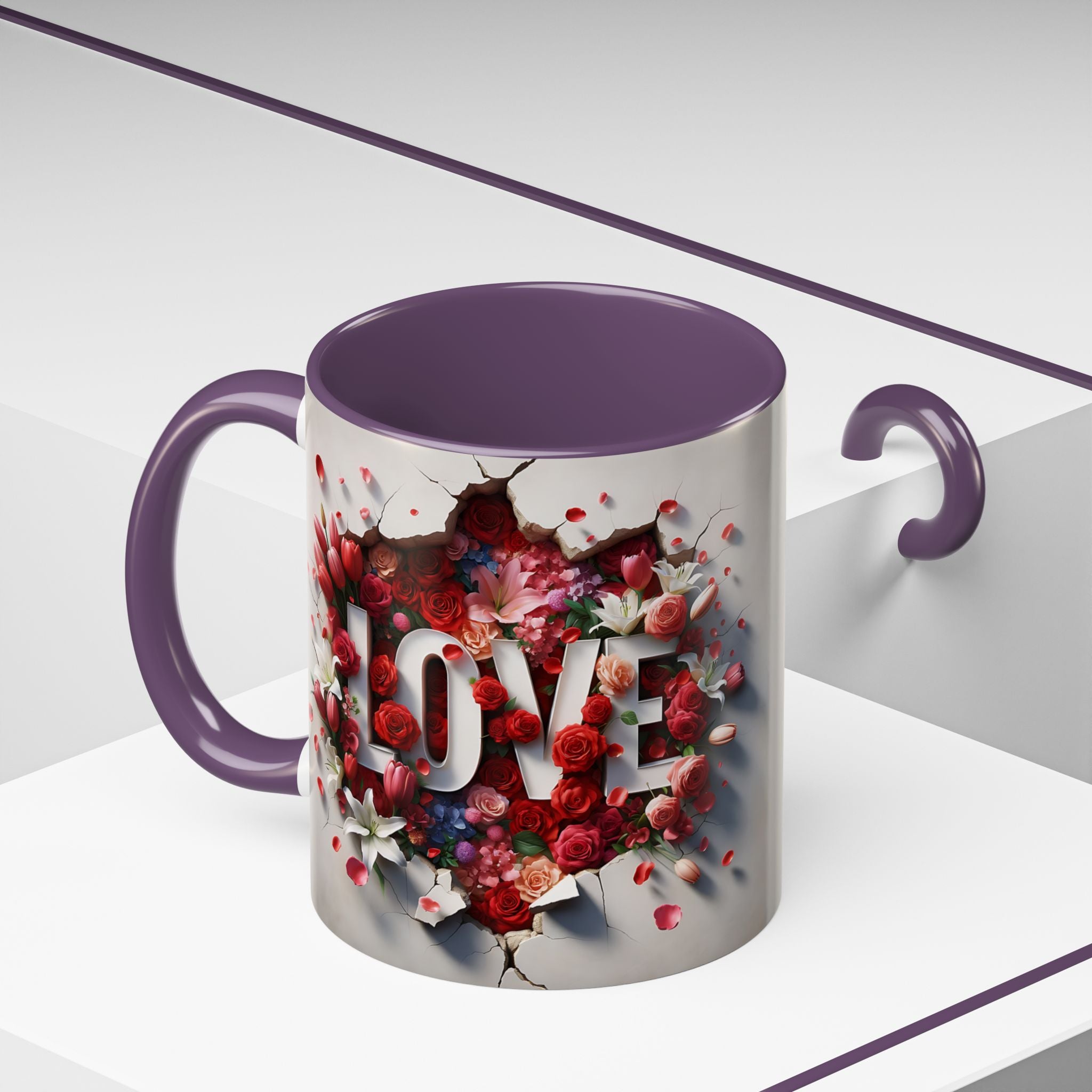 Love Mum Floral Coffee Mug