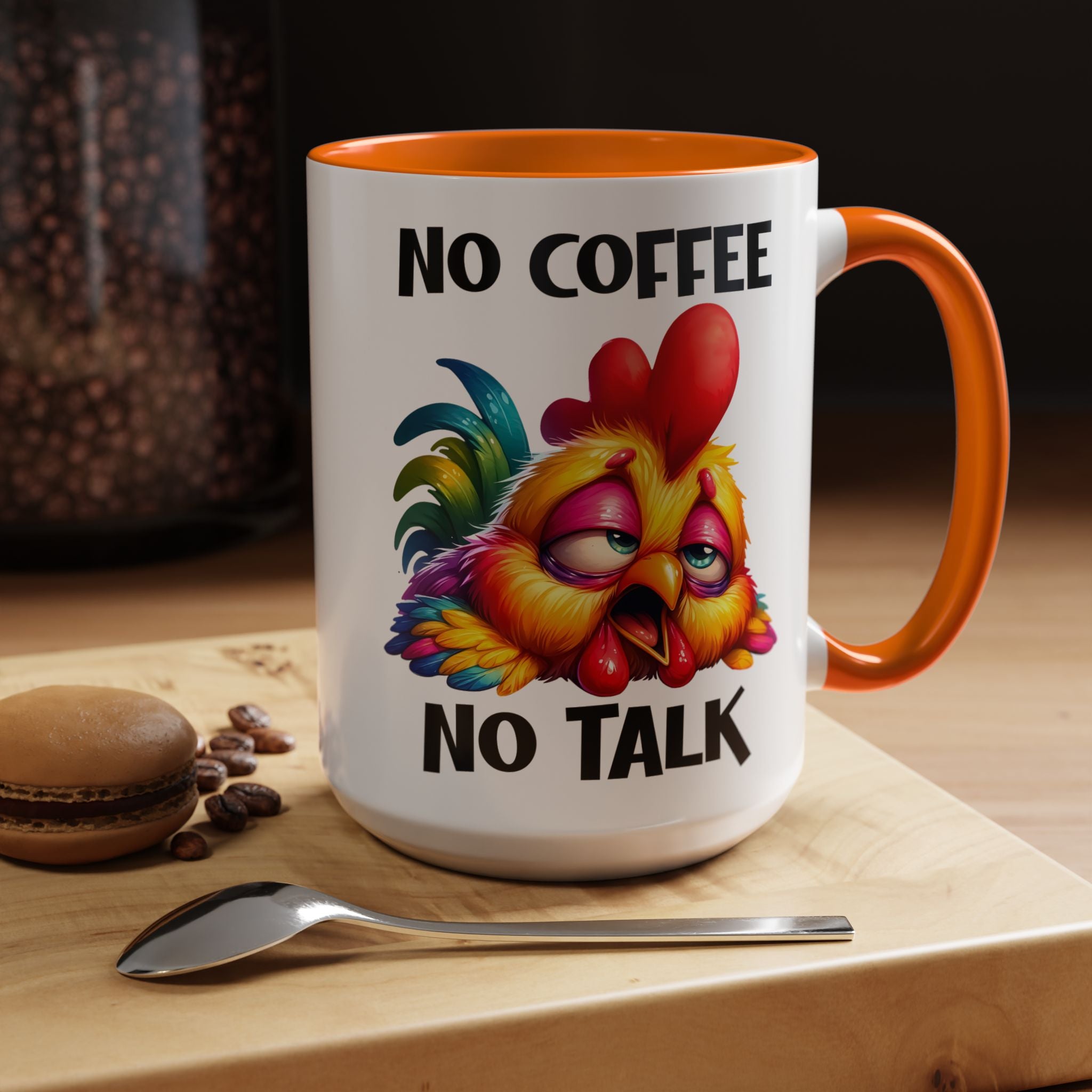 No Coffee, No Talk – Pre-Caffeine Warning Mug