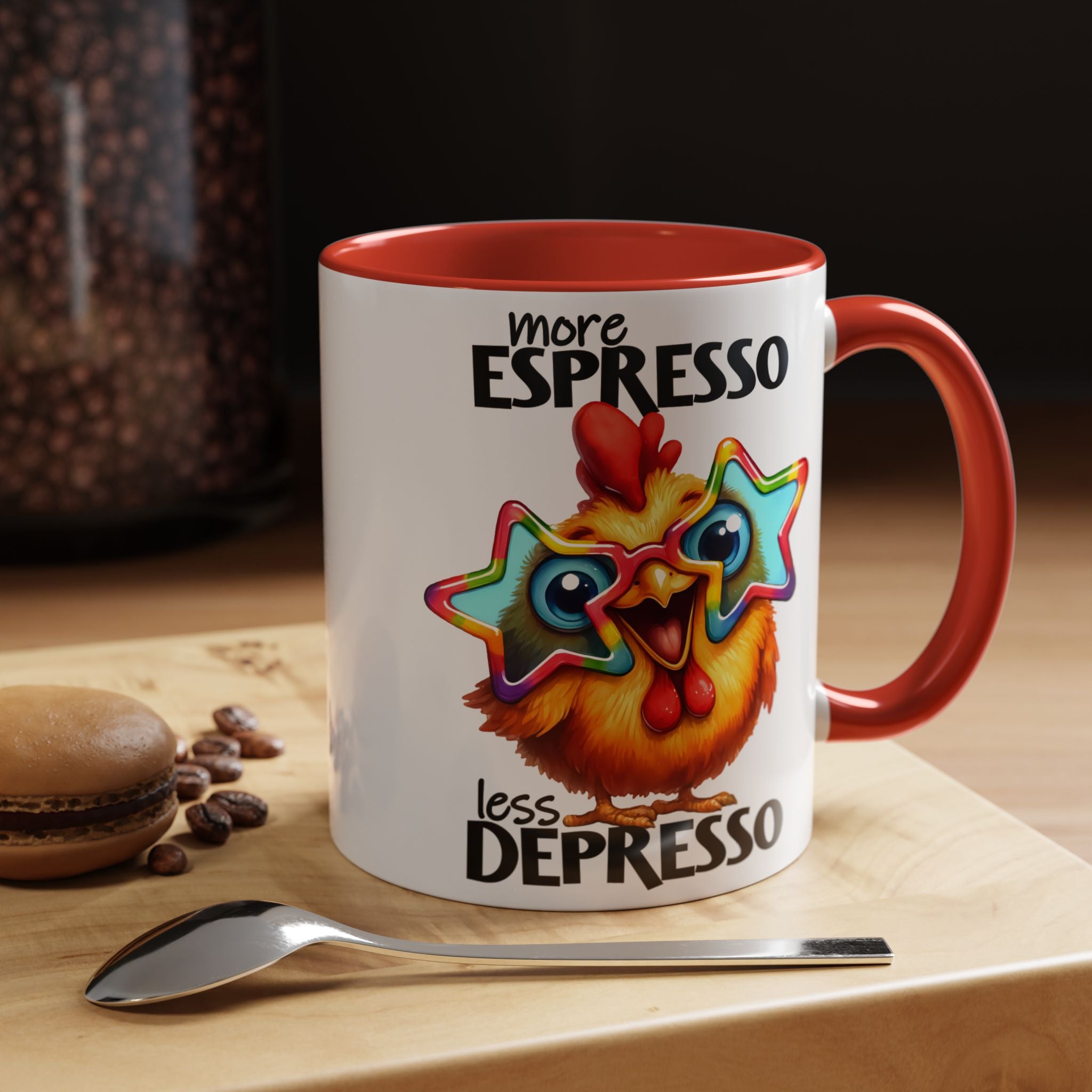 More Espresso, Less Depresso – Mood-Boosting Mug