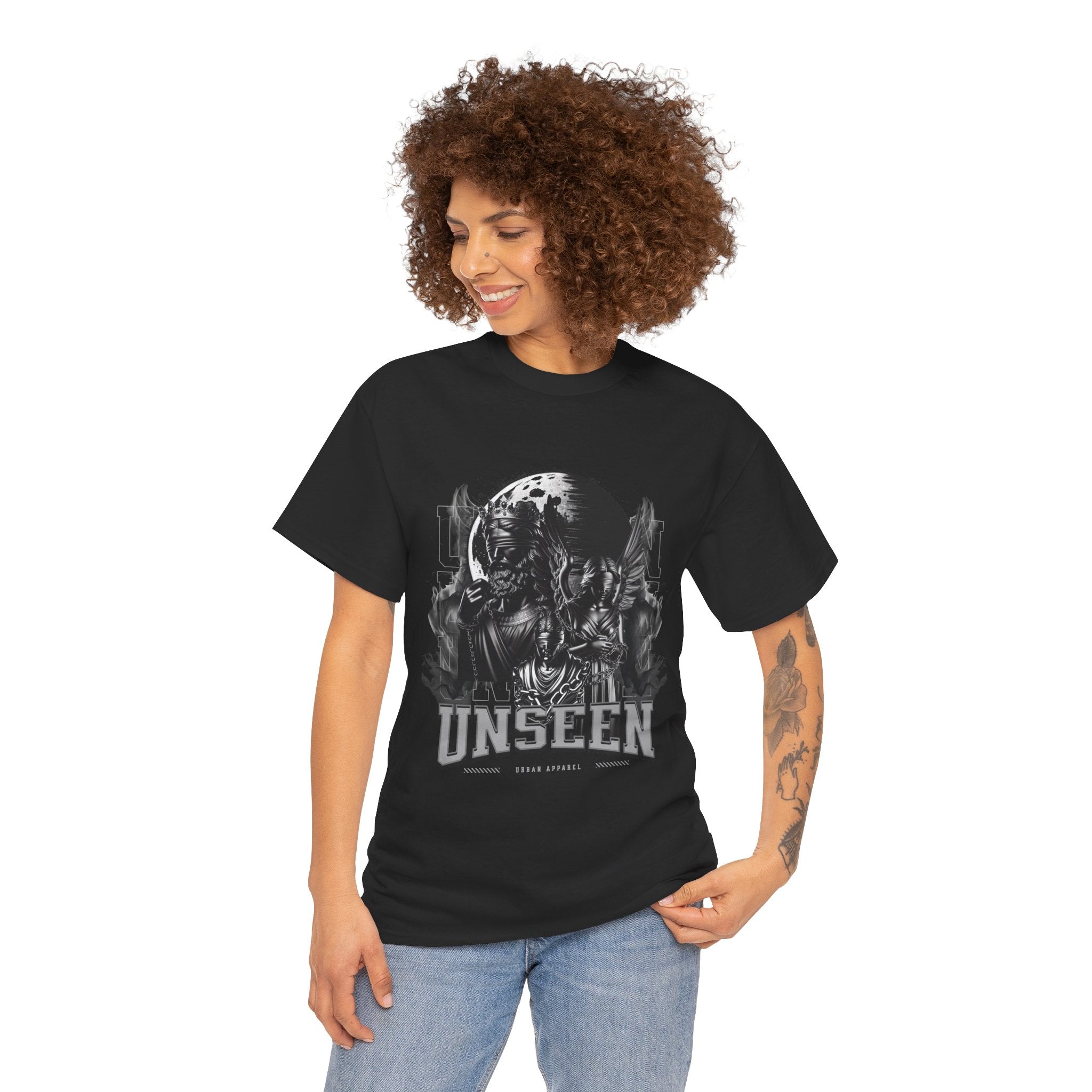 "Unseen" Blindfolded Figures with Chains - Dark Urban Apparel Digital Art