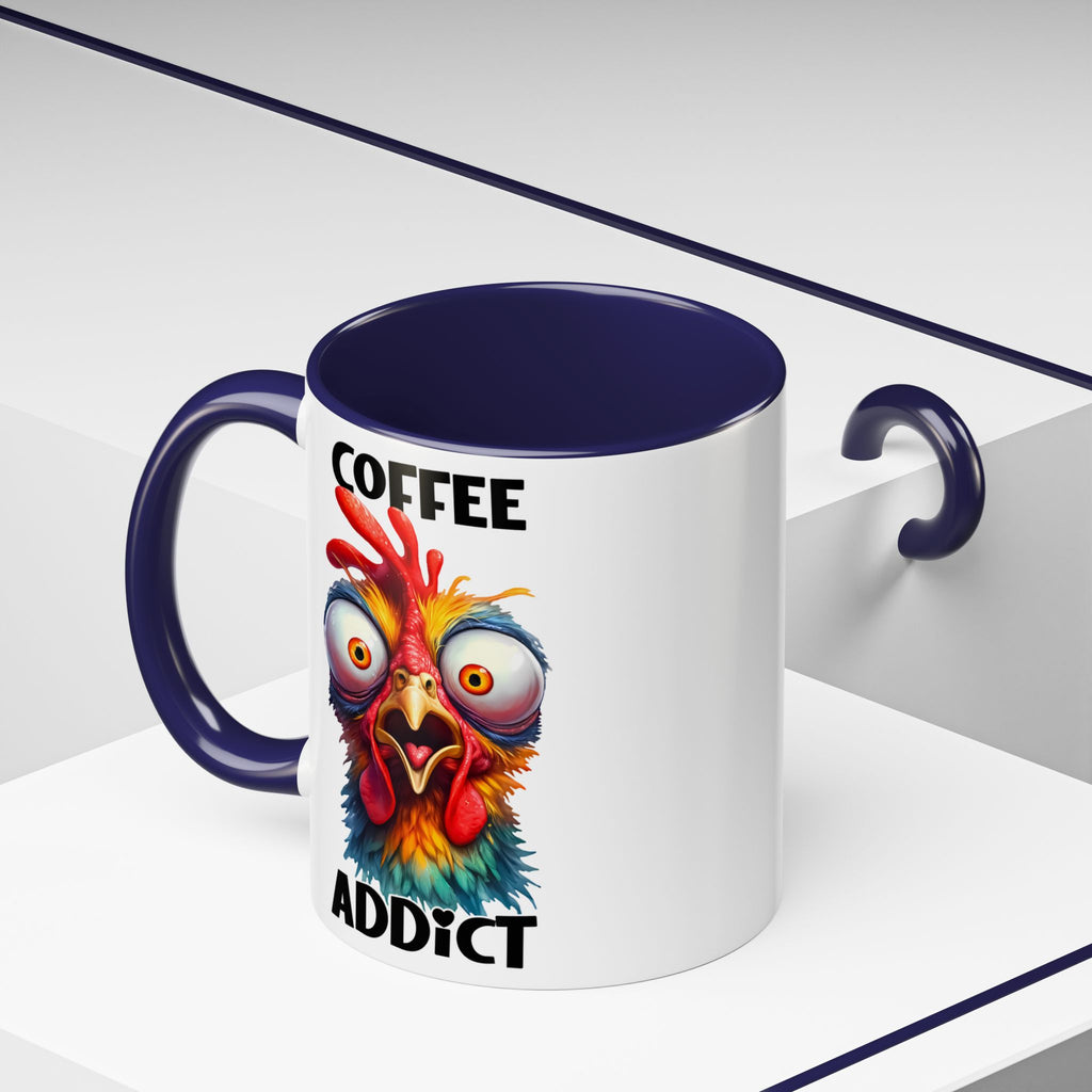 Coffee Addict – Perplexed Chicken Mug