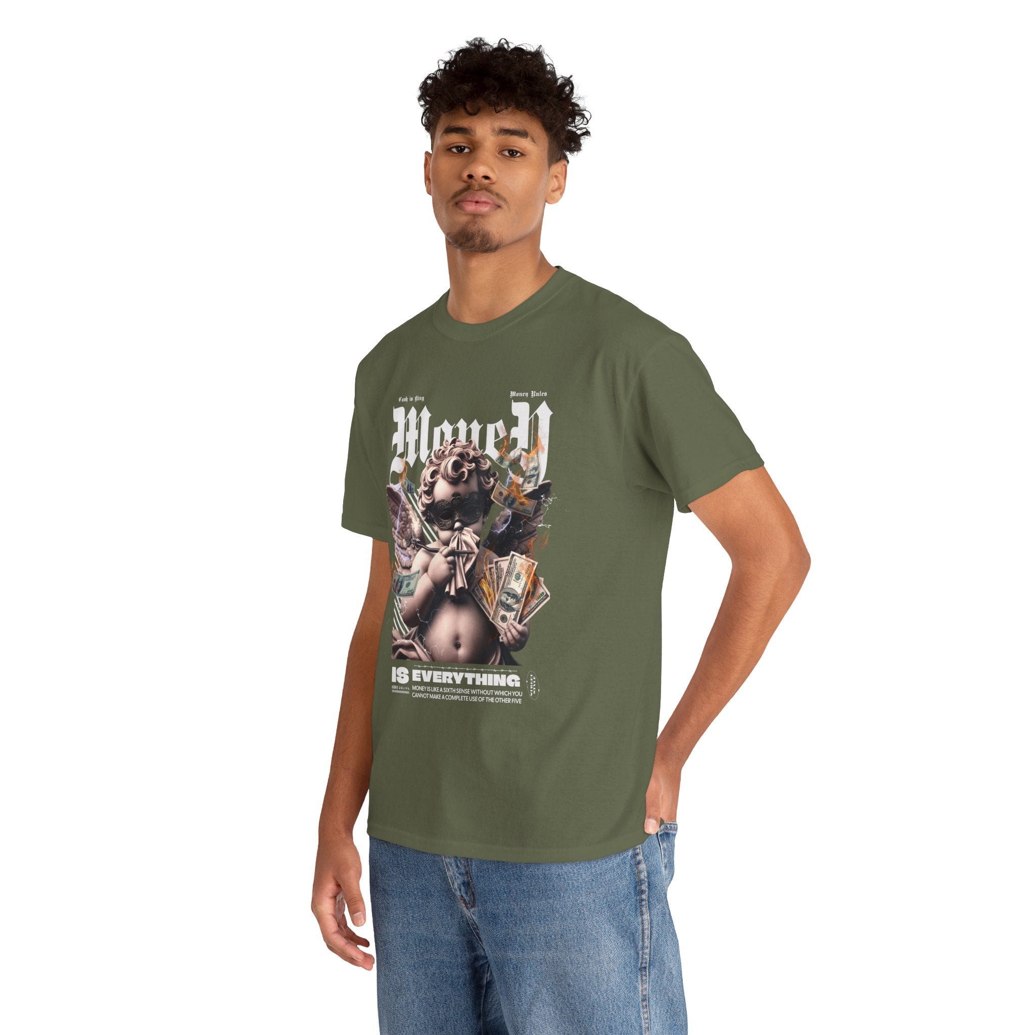 Money is Everything: Opulent Cherub Streetwear Design