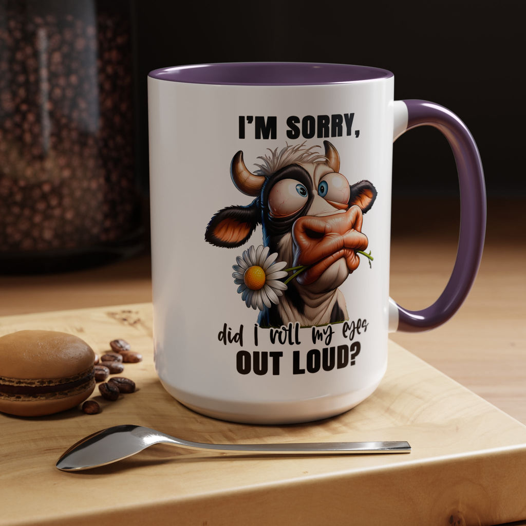Sassy Cow Eye-Roll Mug