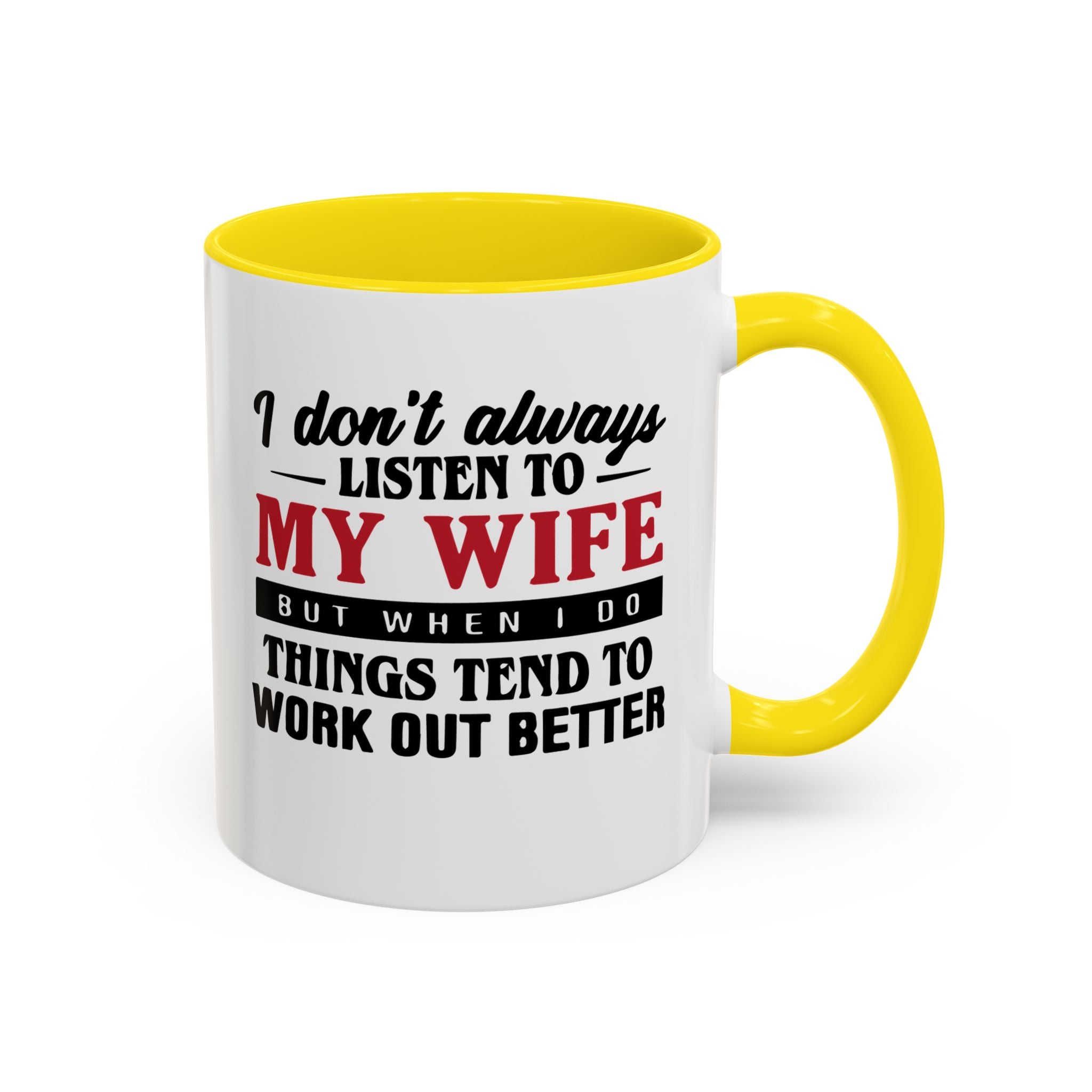 Funny Husband Coffee Mug – 11oz & 15oz Humor Quote, Colorful Interior