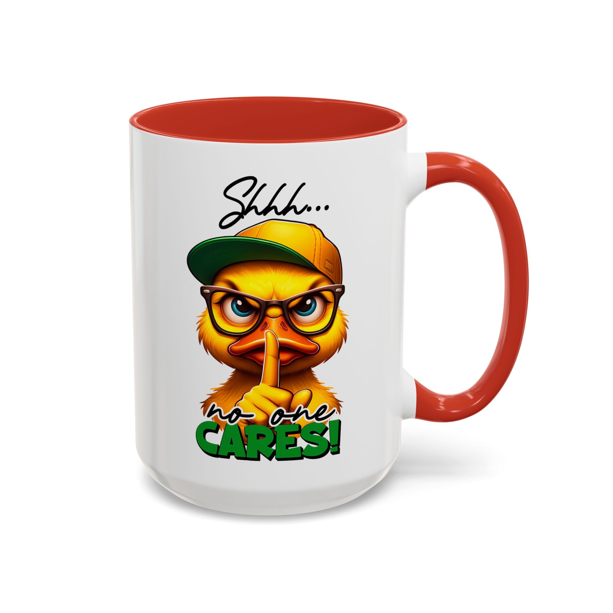 Shhh… No One Cares Duckling Mug