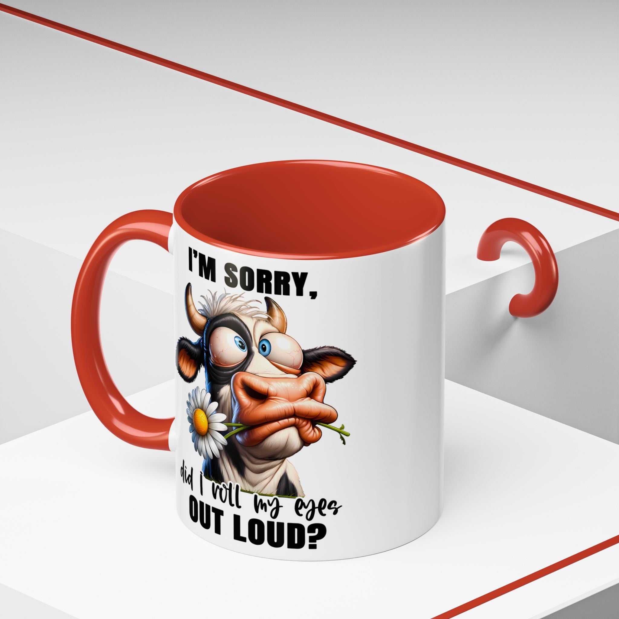Sassy Cow Eye-Roll Mug