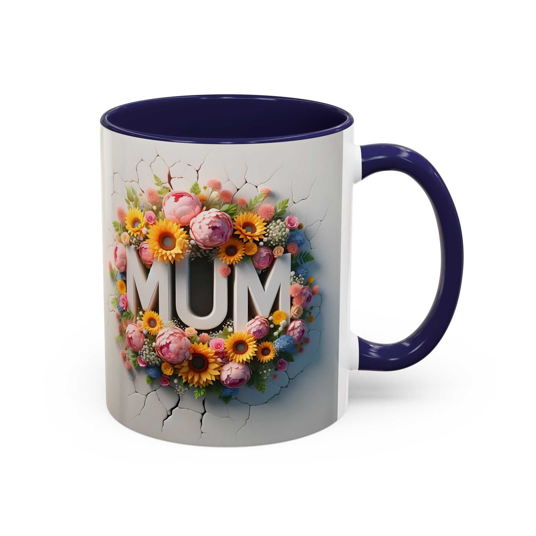 Love Mum Floral Coffee Mug