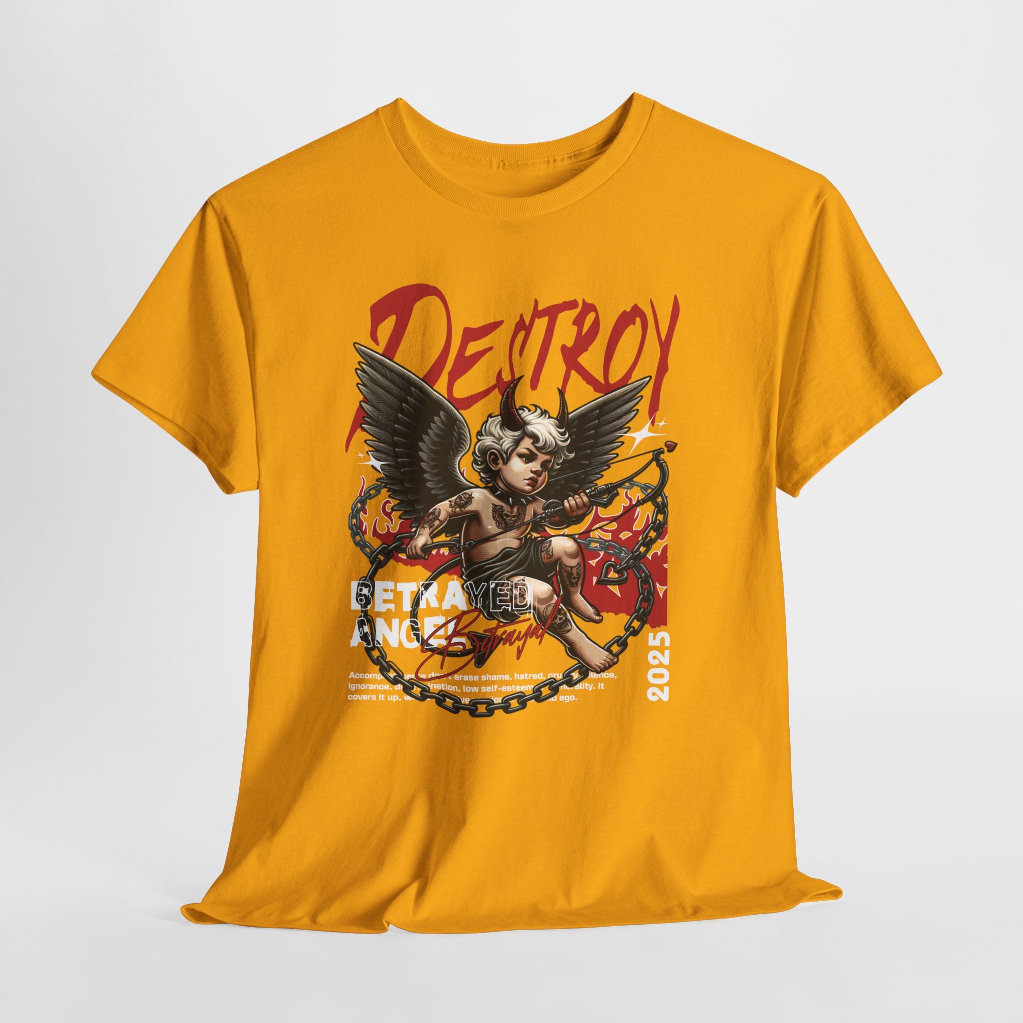 Destroyed Innocence: Betrayed Angel Streetwear Graphic