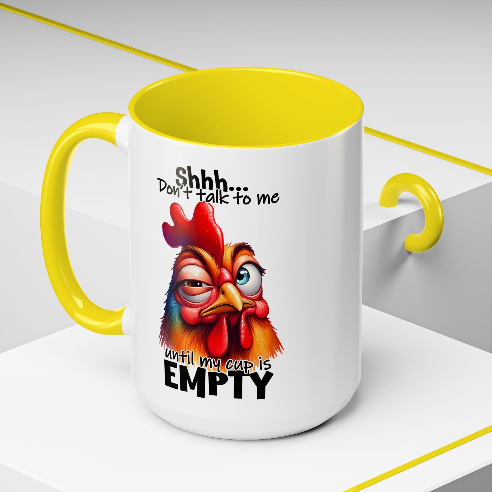Shhh… Don’t Talk to Me Until My Cup Is Empty – Silence First Mug