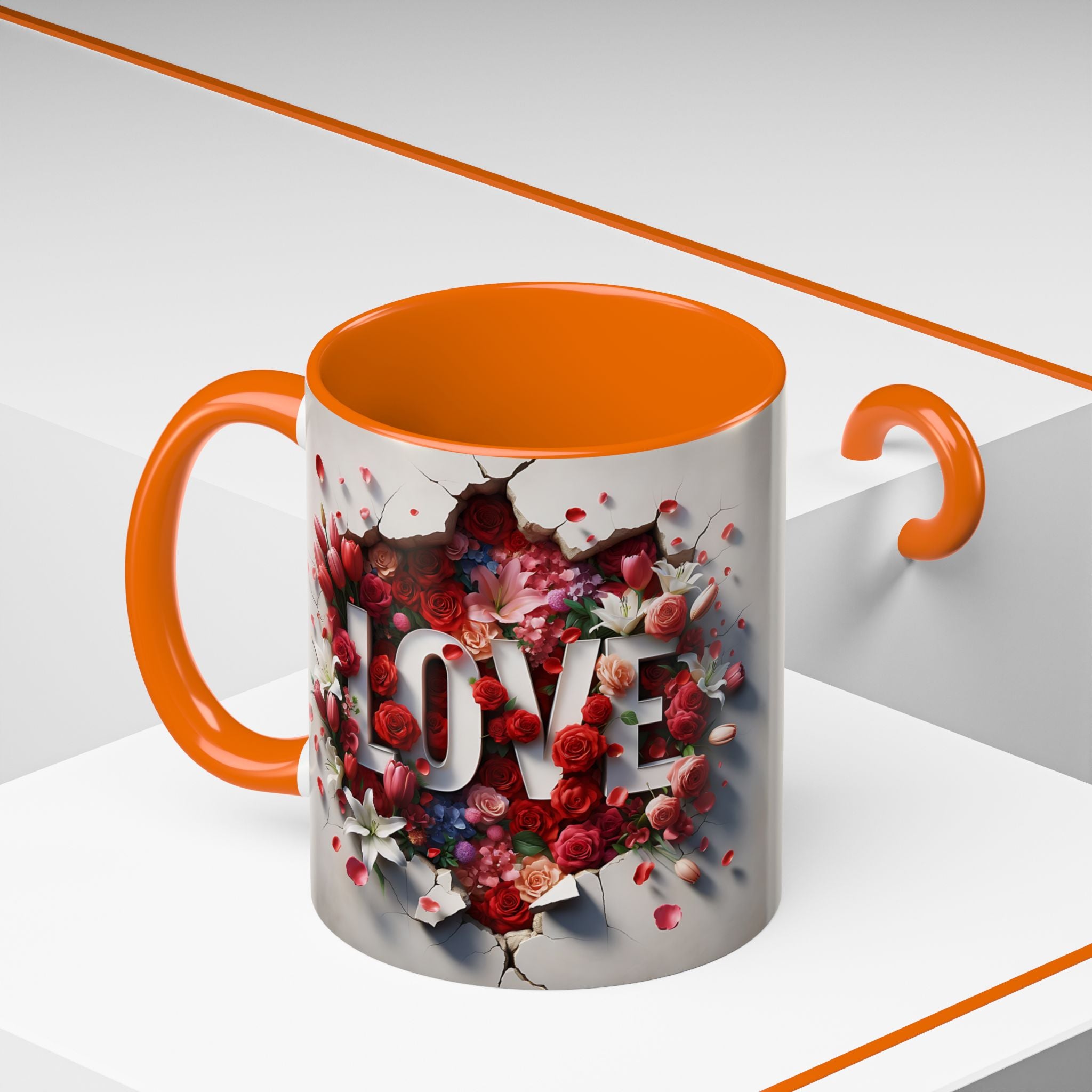 Love Mum Floral Coffee Mug