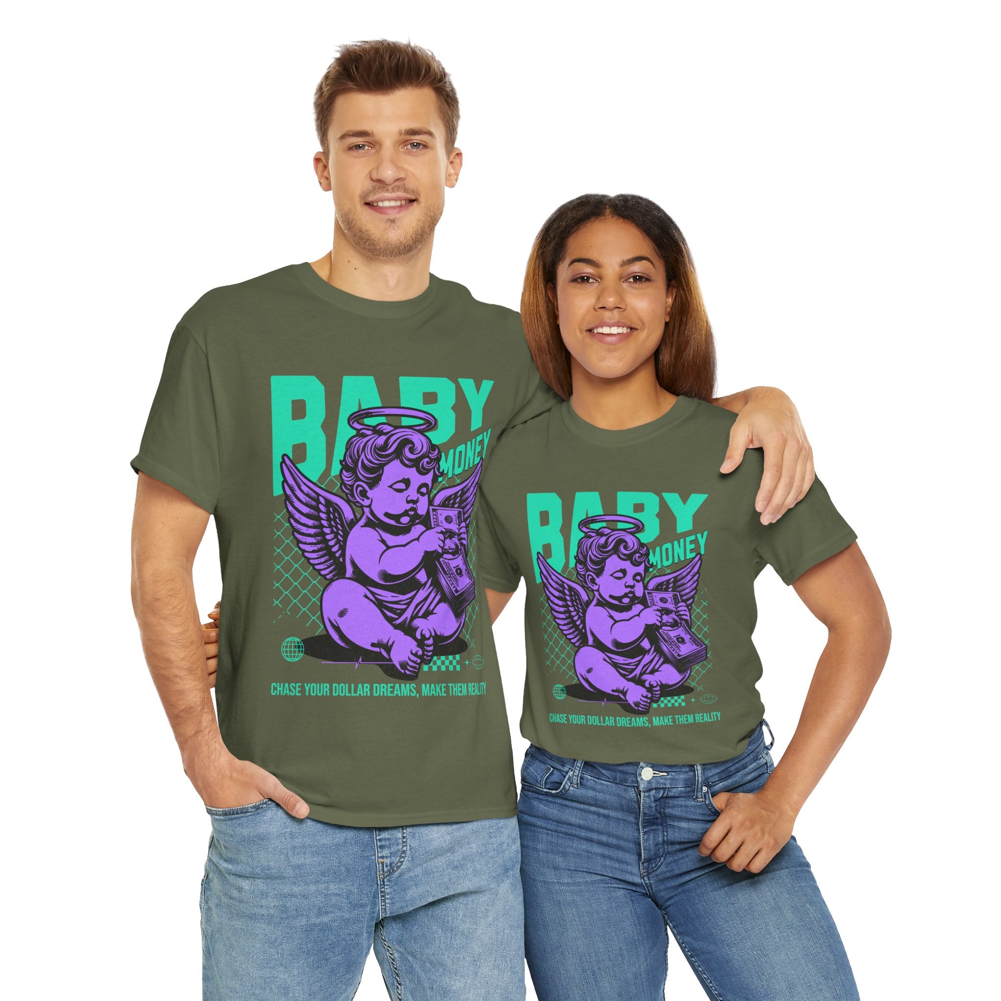 Baby Money: Chase Your Dollar Dreams Streetwear Graphic