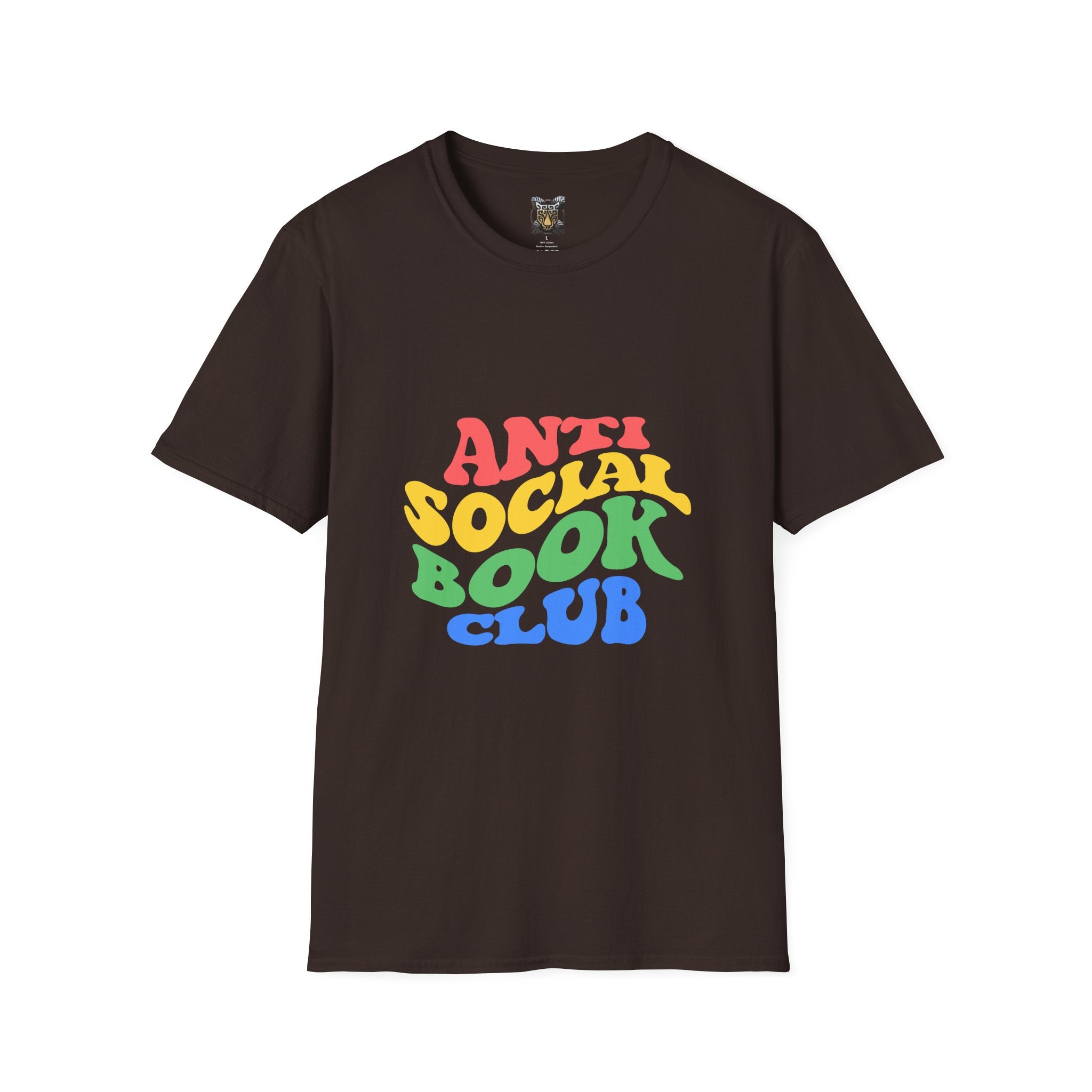 Anti Social Book Club T-Shirt – Funny Reading Graphic Tee, Introvert Book Lover Shirt, Unisex Literary