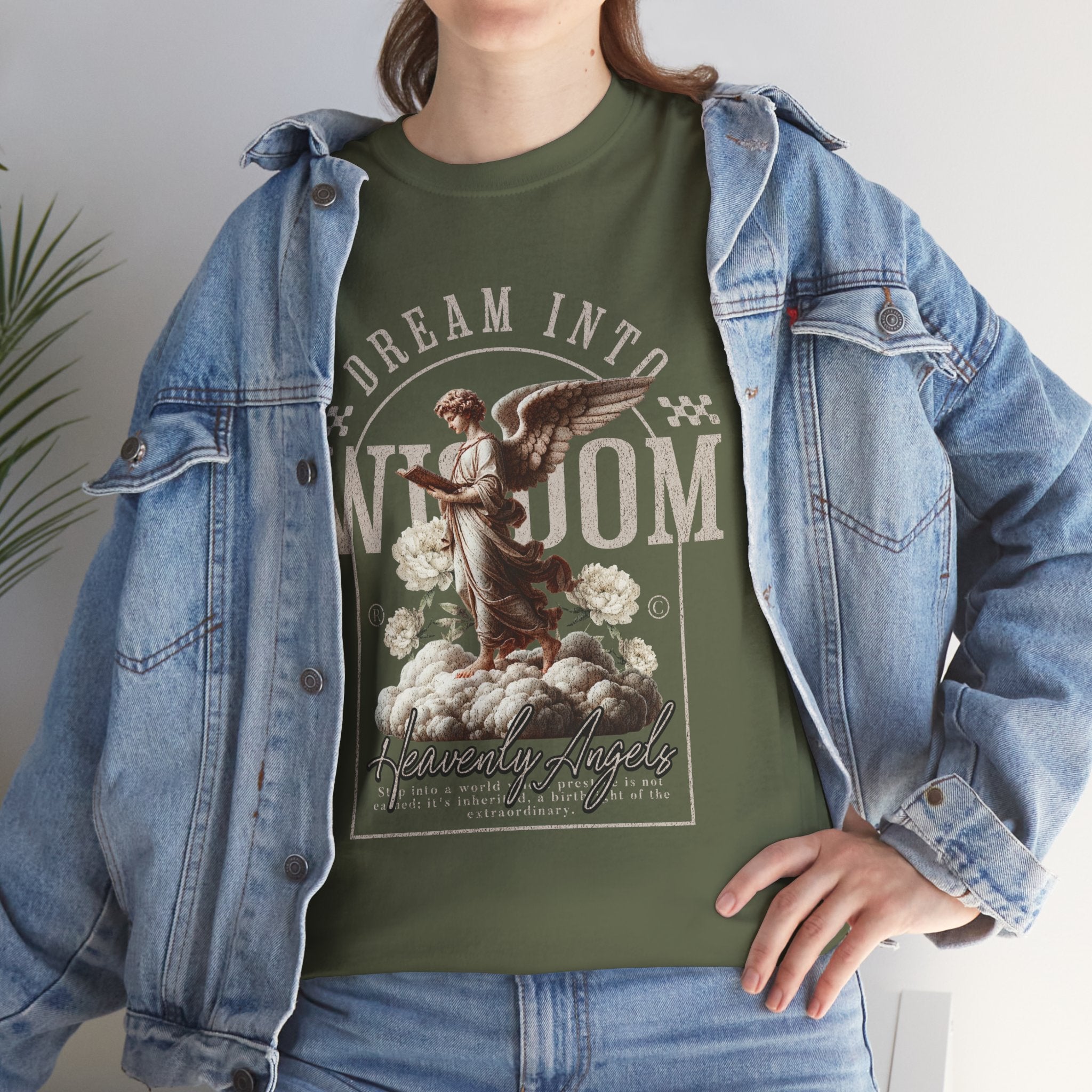 "Dream into Wisdom" - Heavenly Angels T-Shirt Design