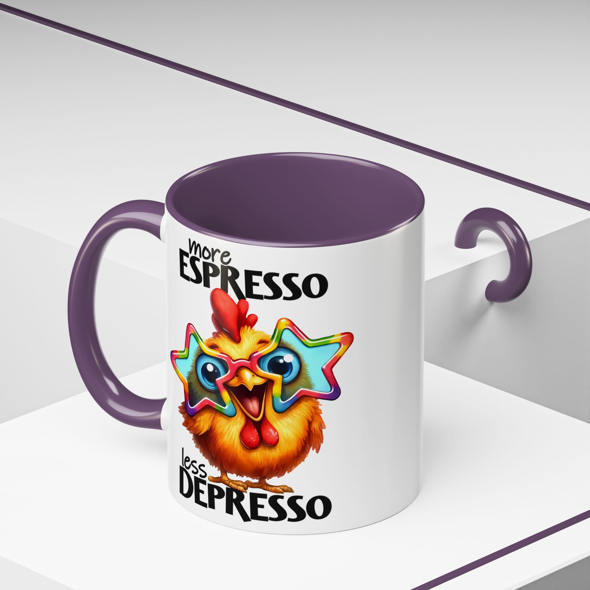 More Espresso, Less Depresso – Mood-Boosting Mug
