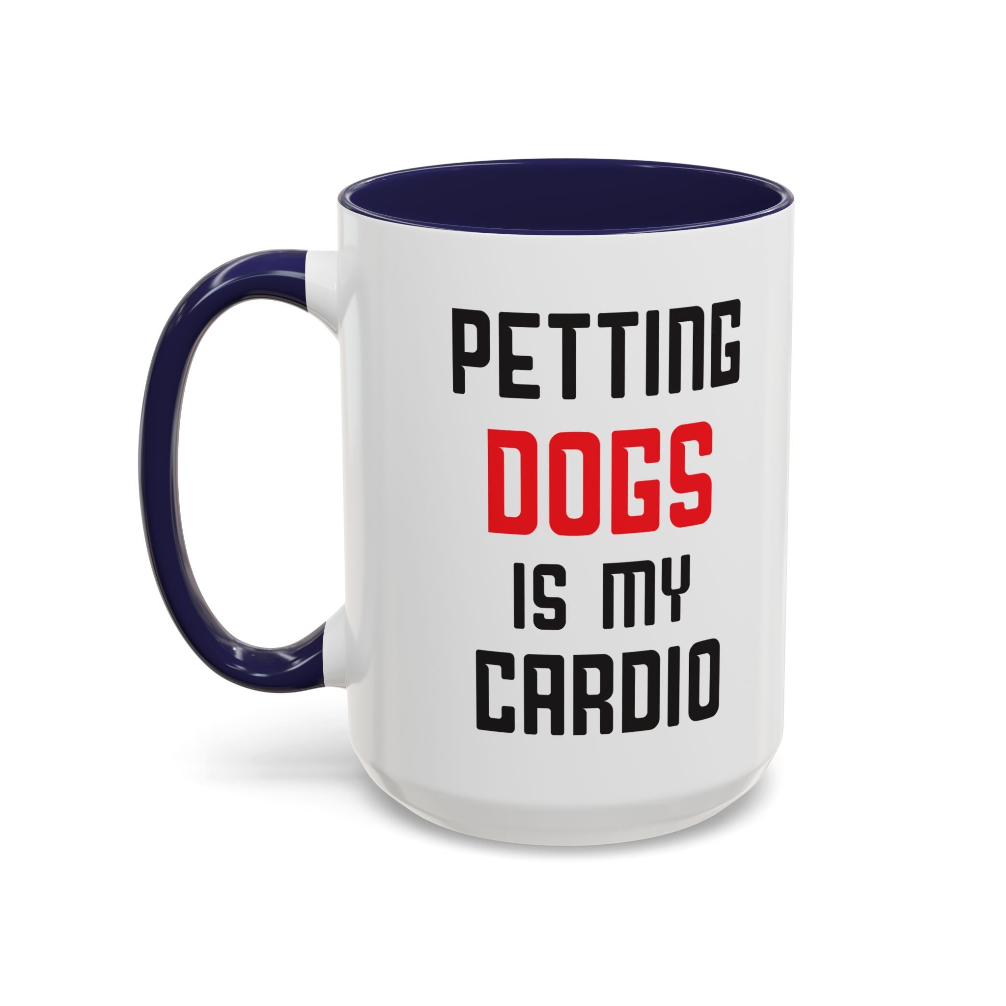 Dog Lover Coffee Mug – 11oz & 15oz Funny Pet Quote, Colorful Interior