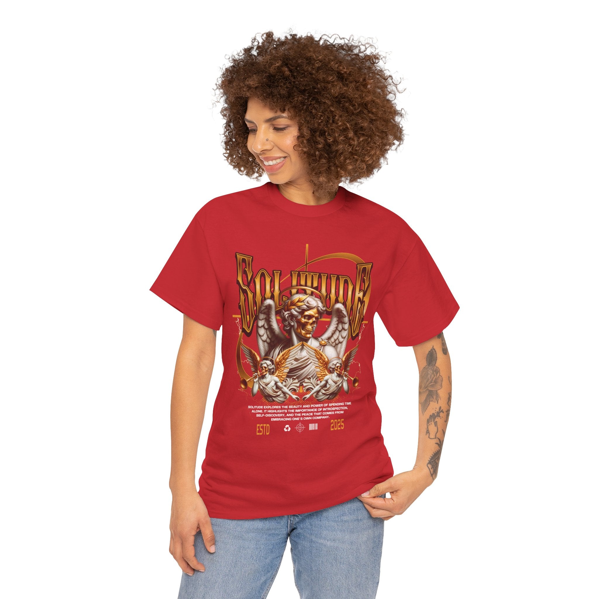 "Wings of Sin" - Gothic T-Shirt Design