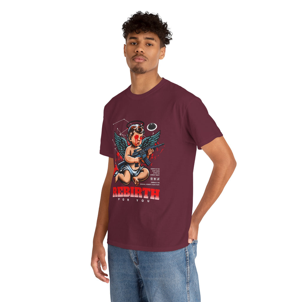 "Divine Angel" - Gothic Engraving T-Shirt Design