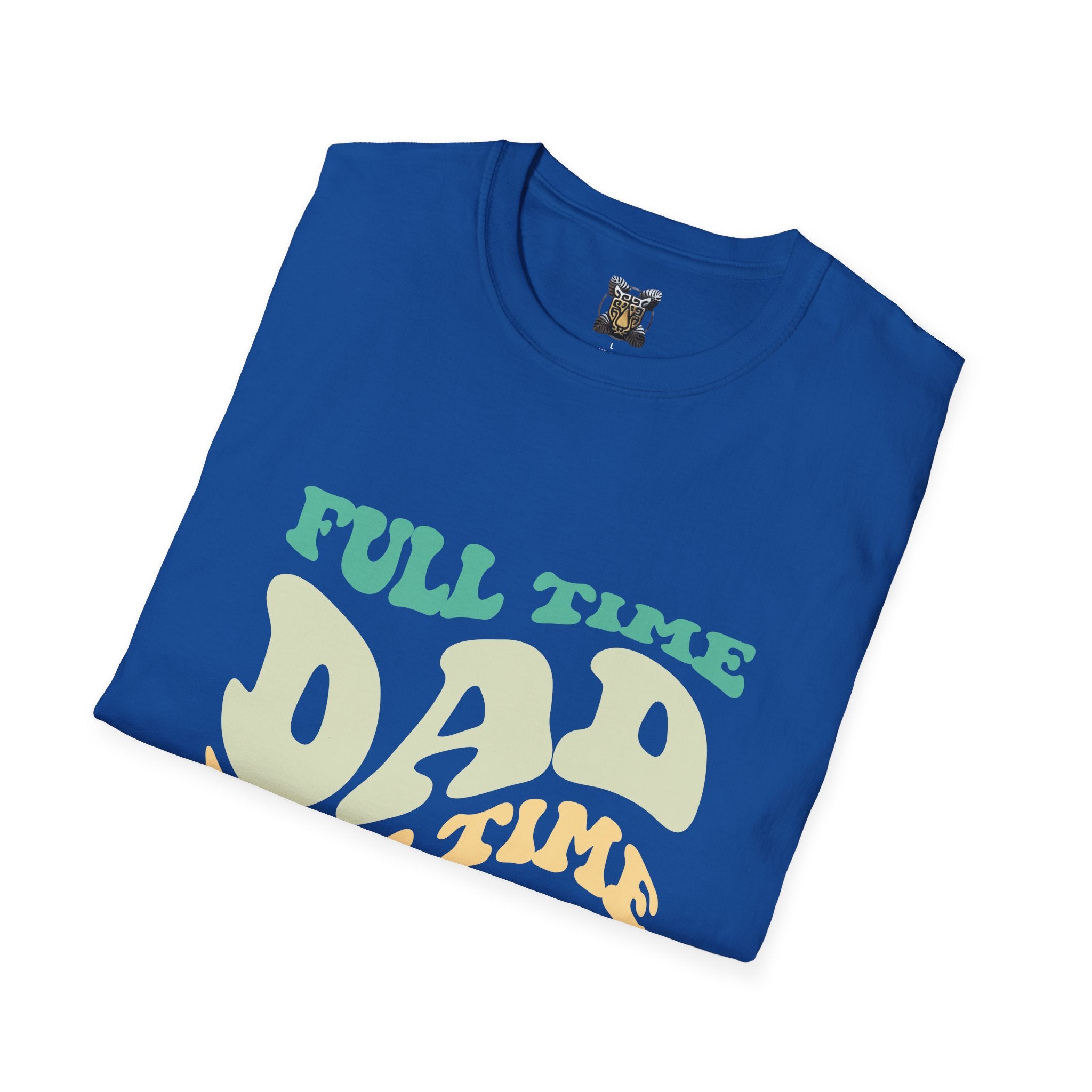 Funny Dad T-Shirt – “Full-Time Dad, Part-Time Kids” Gift for Fathers, Parenting Humor, and Family Life