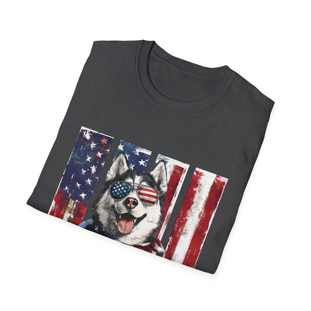 Patriotic Paws: Siberian Husky Edition