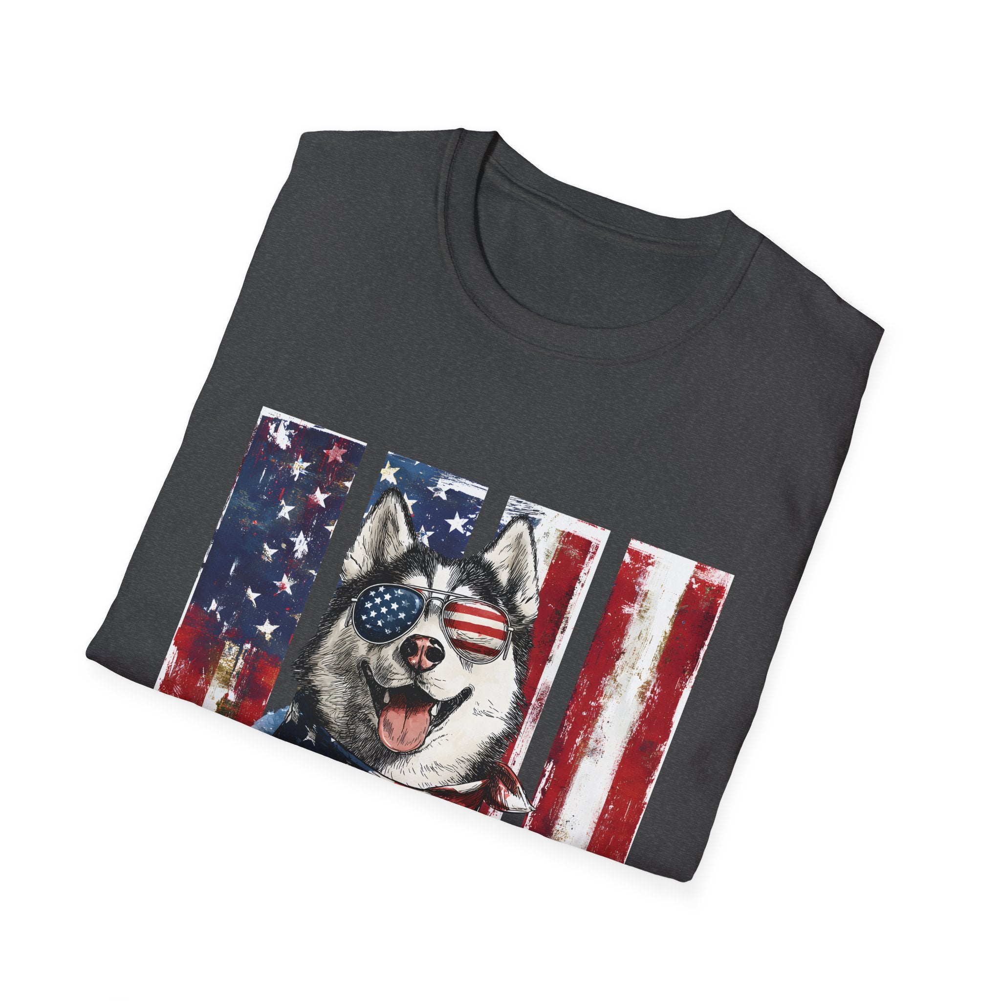 Patriotic Paws: Siberian Husky Edition