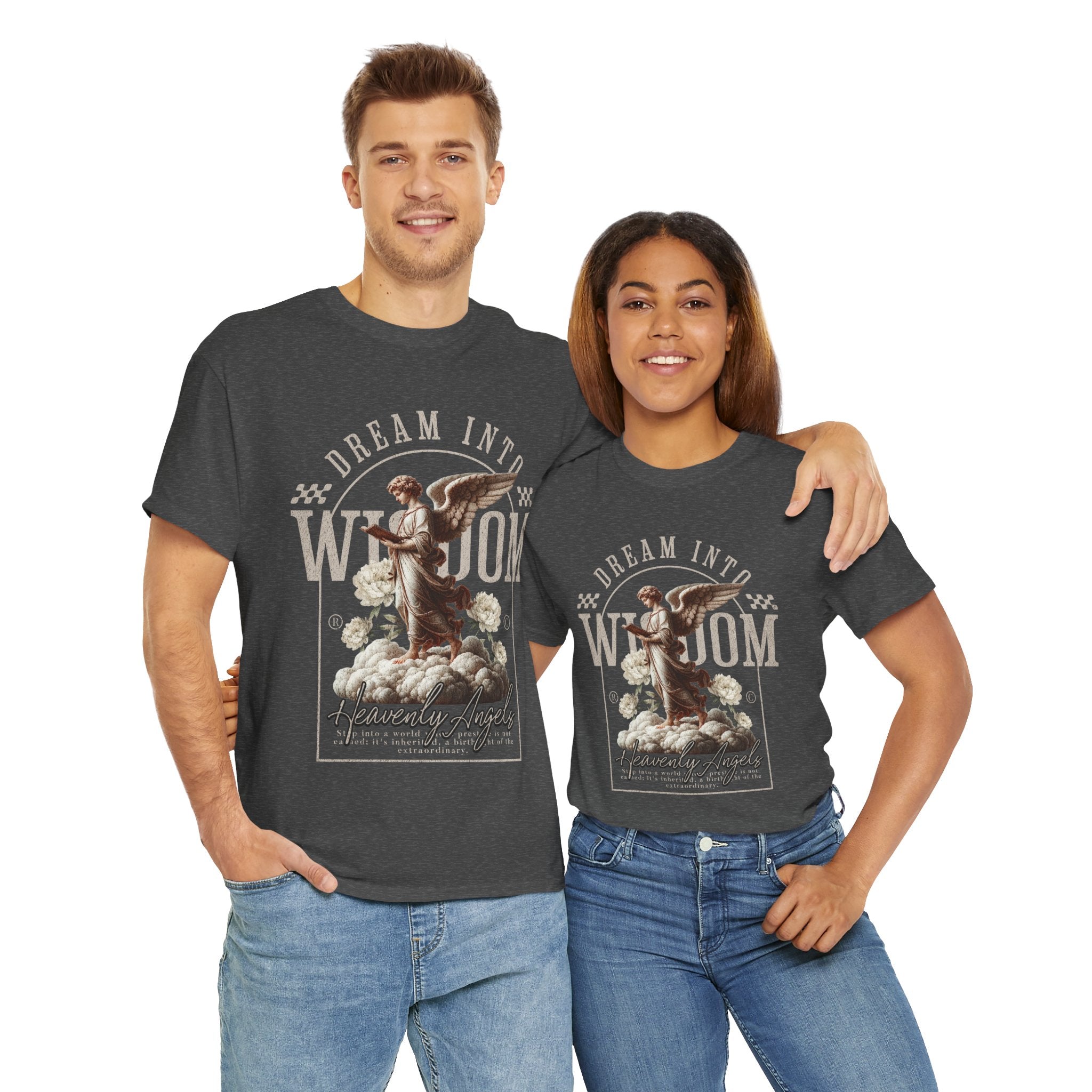 "Dream into Wisdom" - Heavenly Angels T-Shirt Design