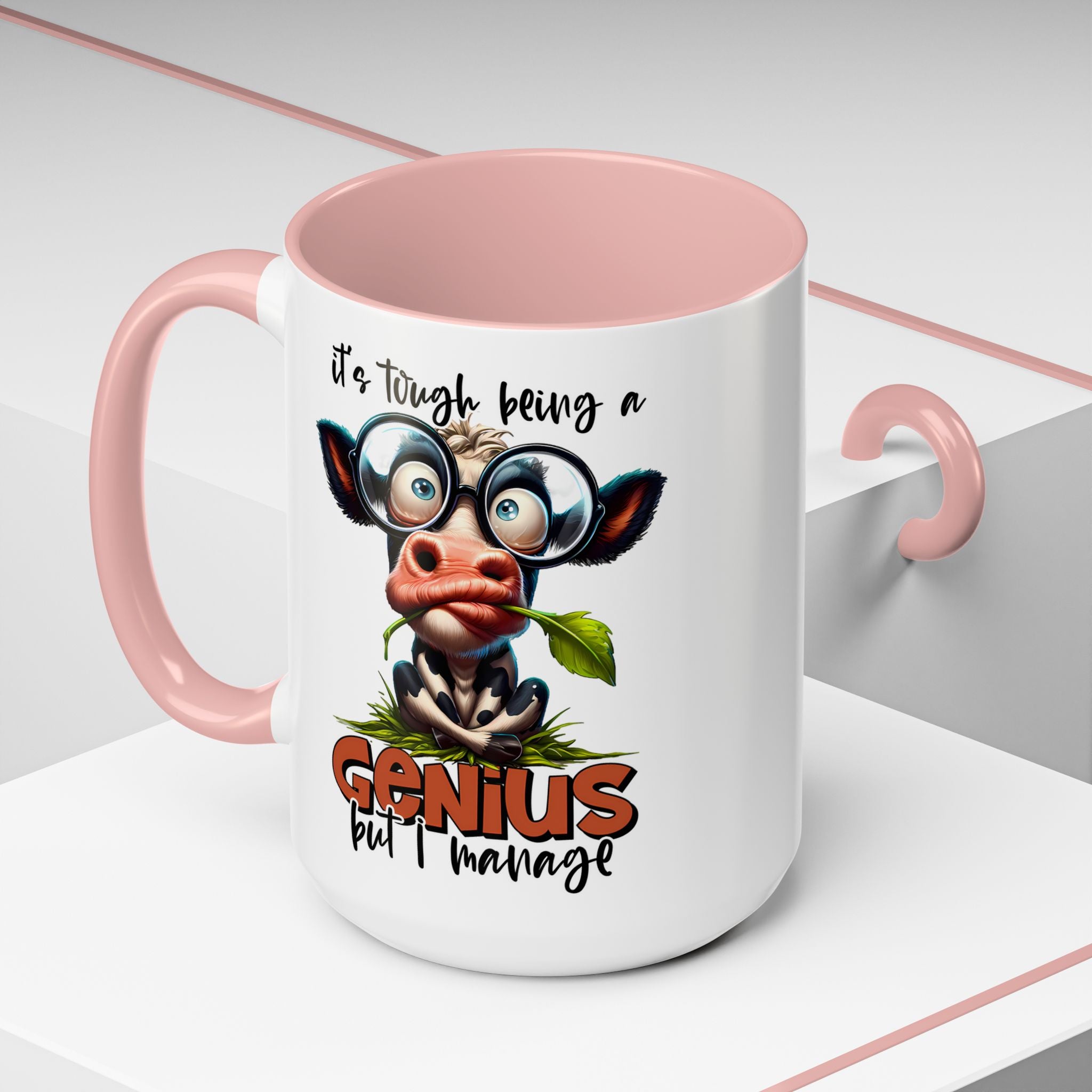 Moo-dest Genius Coffee Mug