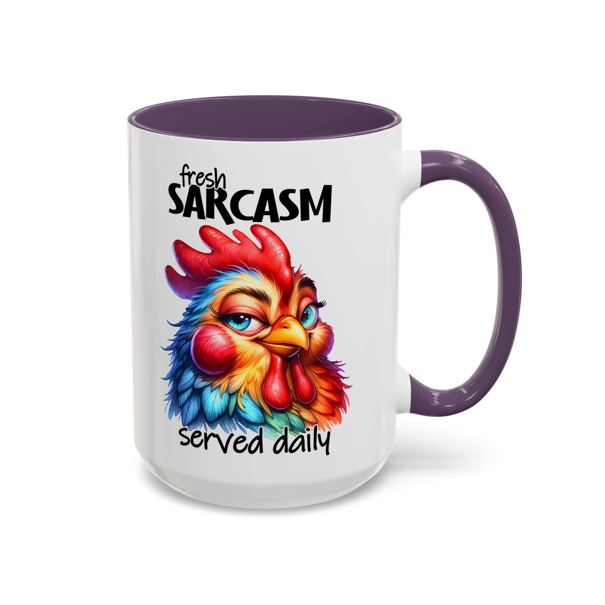 Fresh Sarcasm Served Daily – Chubby Chicken Mug