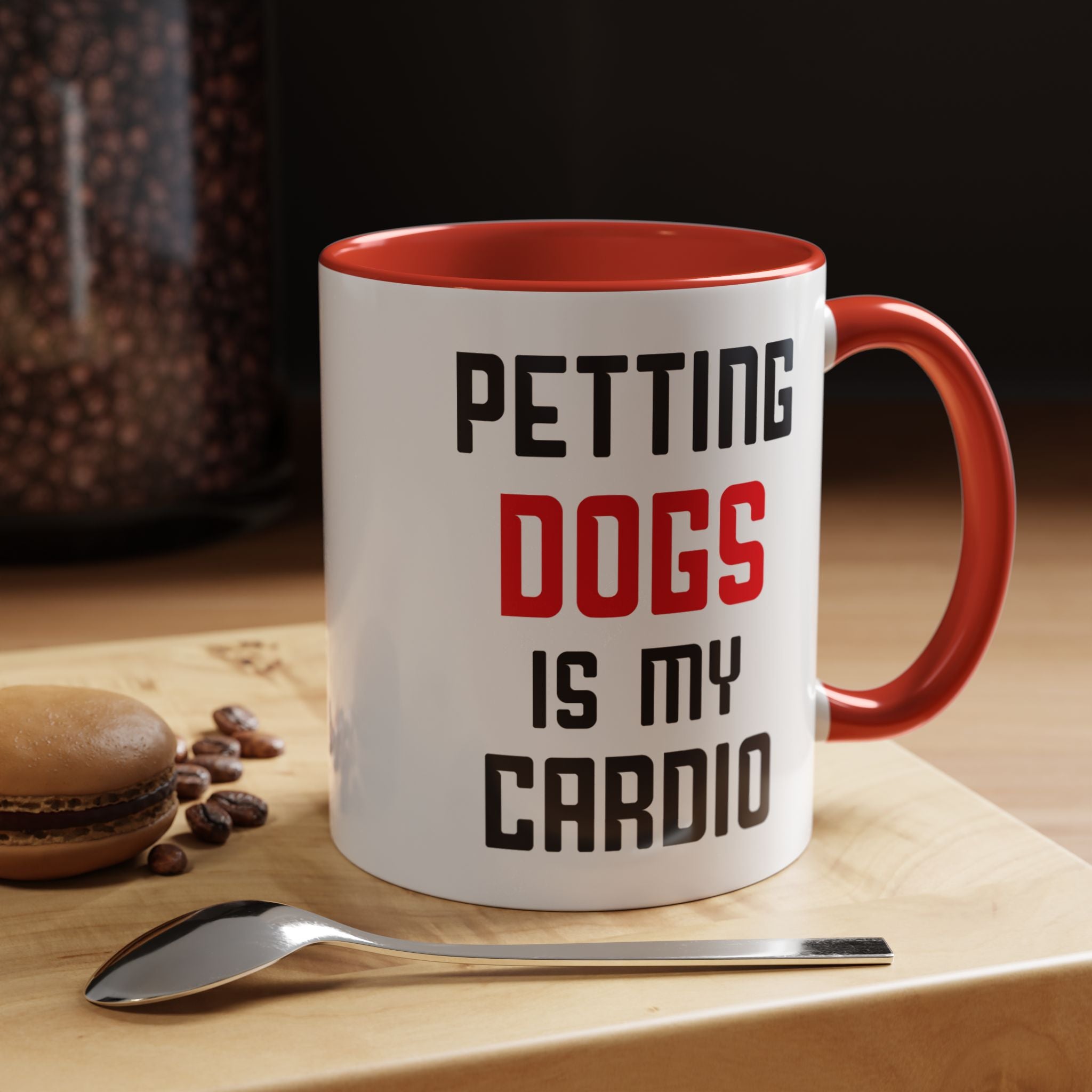 Dog Lover Coffee Mug – 11oz & 15oz Funny Pet Quote, Colorful Interior