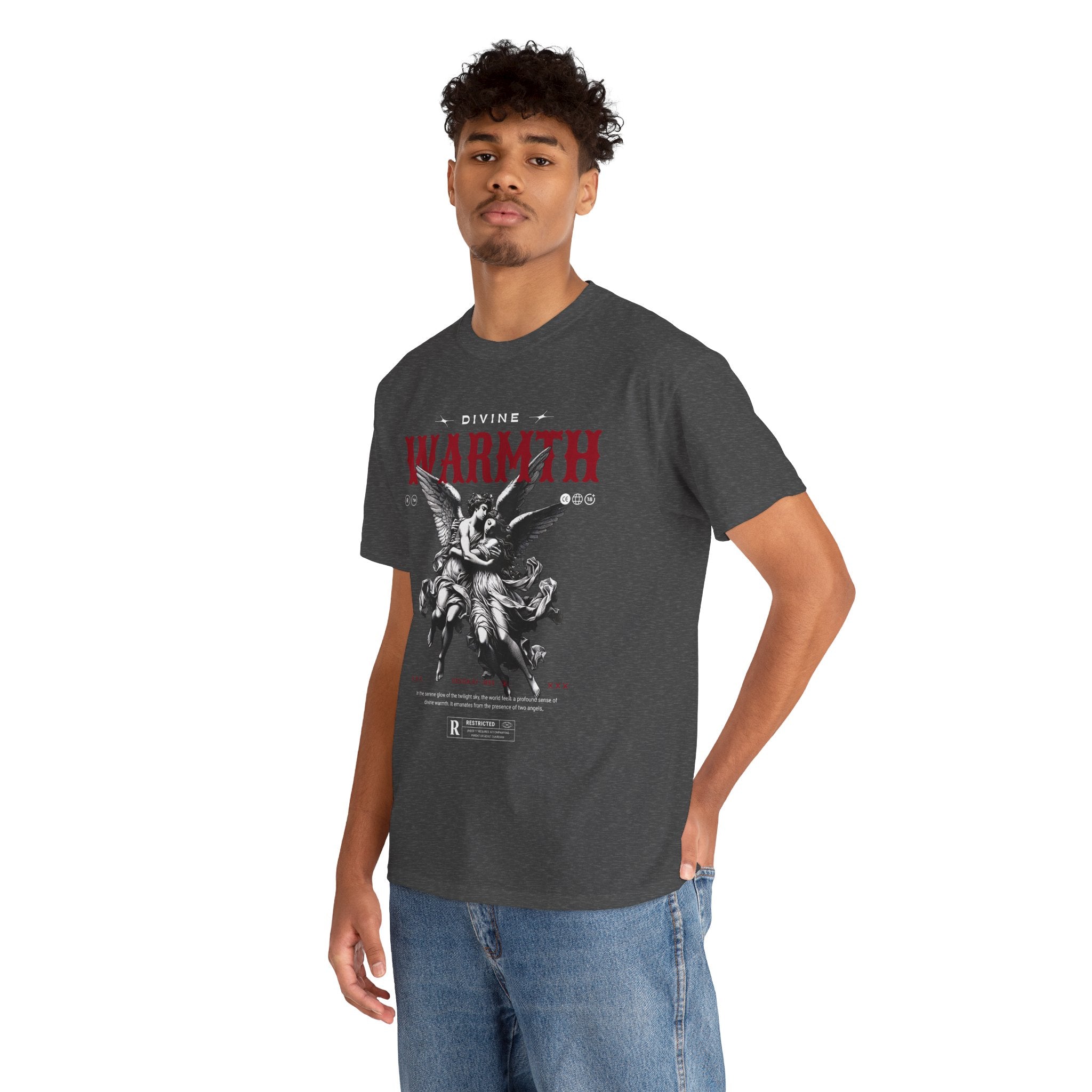Divine Warmth: Angelic Embrace T-Shirt Design