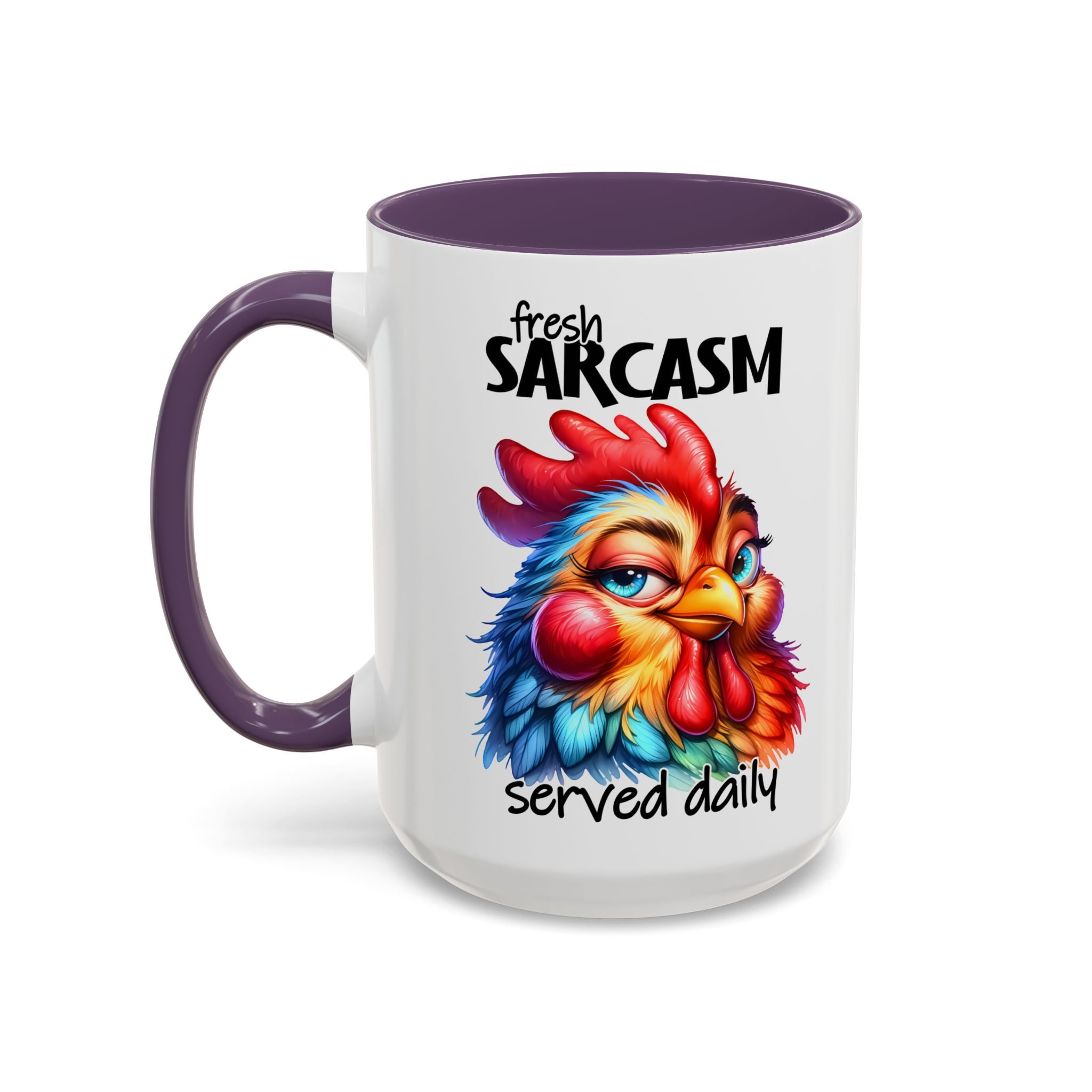 Fresh Sarcasm Served Daily – Chubby Chicken Mug