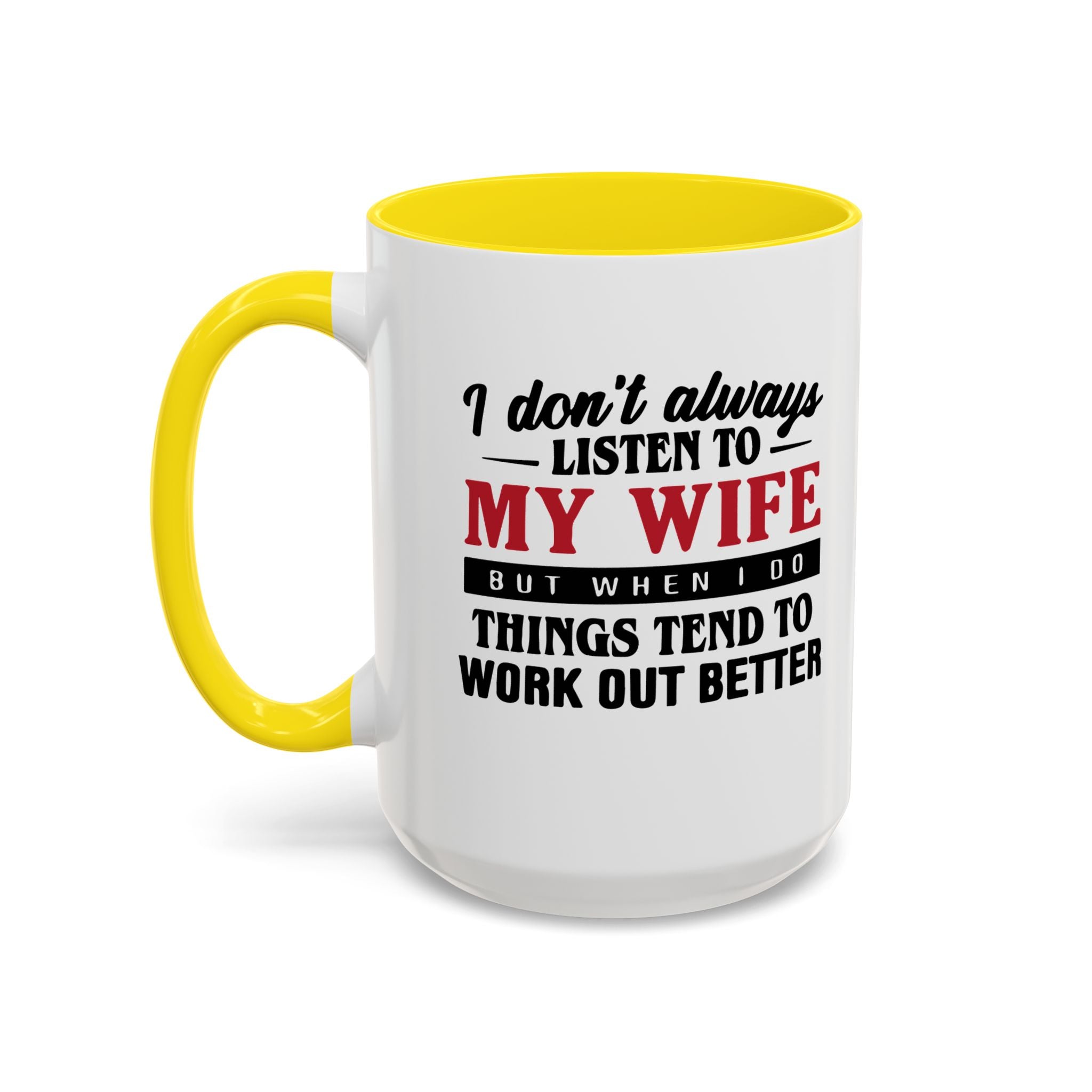 Funny Husband Coffee Mug – 11oz & 15oz Humor Quote, Colorful Interior