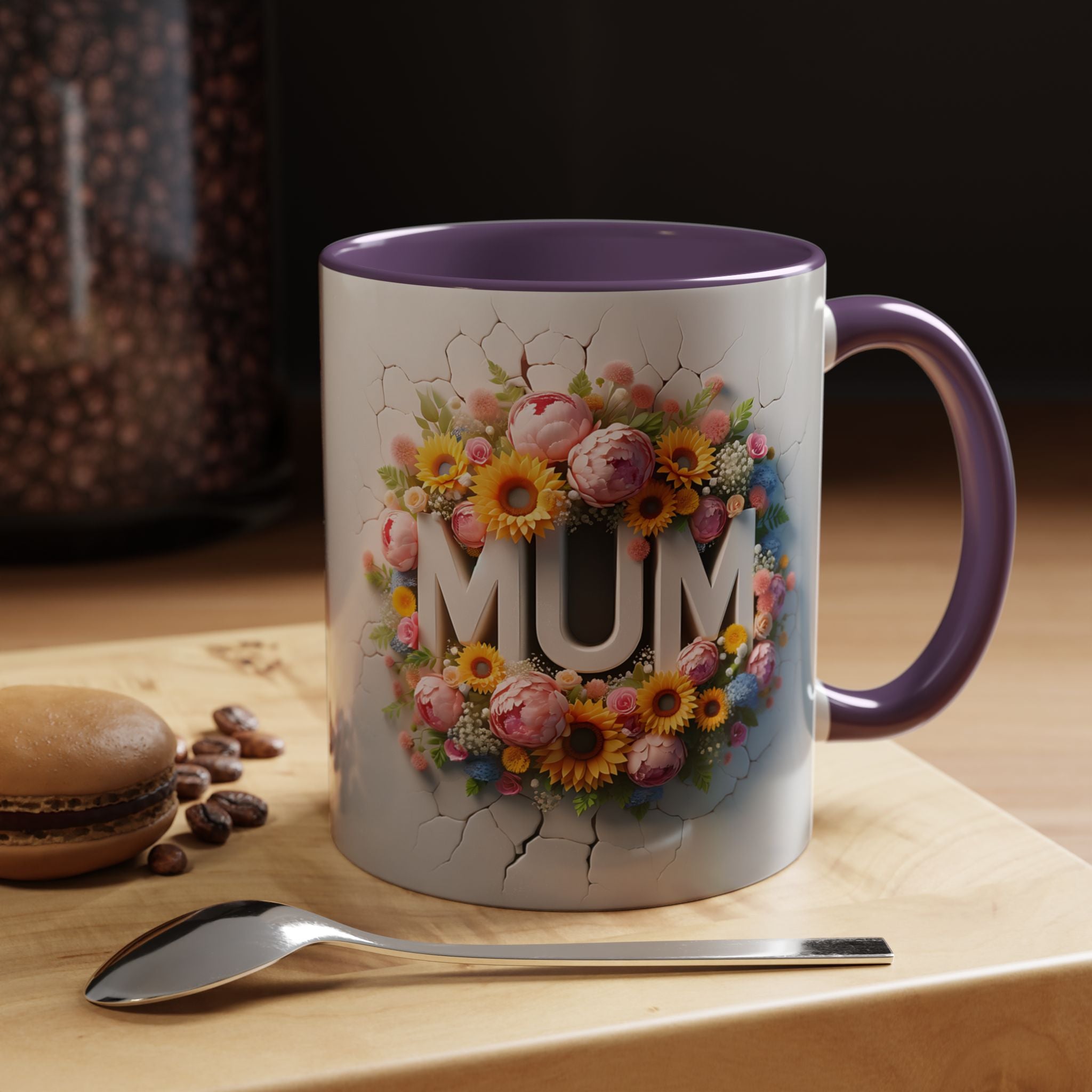 Love Mum Floral Coffee Mug
