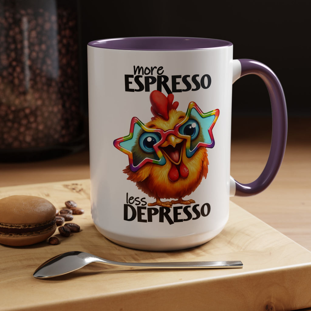 More Espresso, Less Depresso – Mood-Boosting Mug