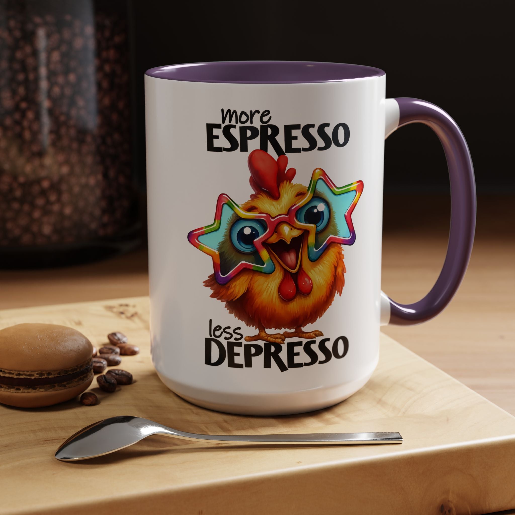 More Espresso, Less Depresso – Mood-Boosting Mug