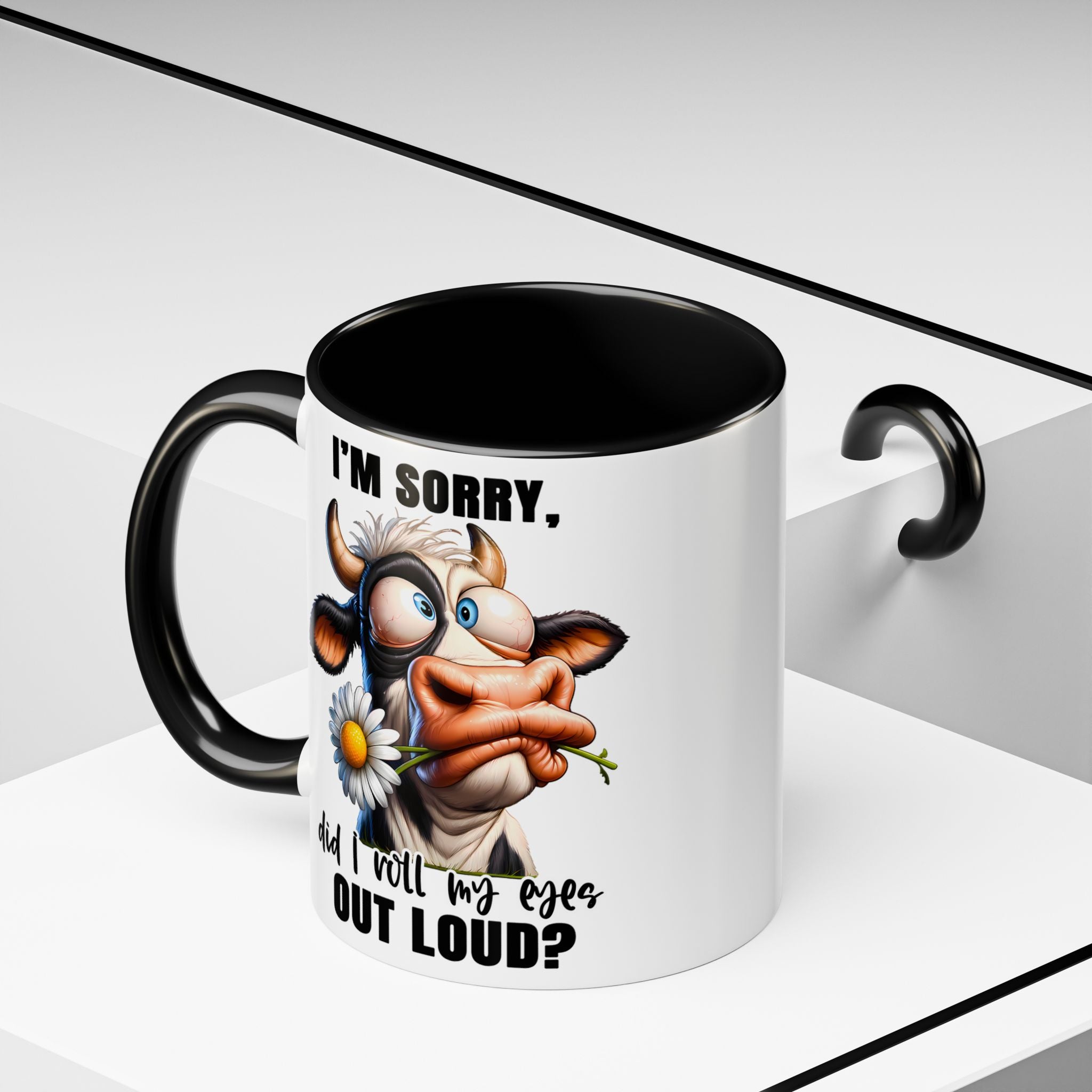 Sassy Cow Eye-Roll Mug