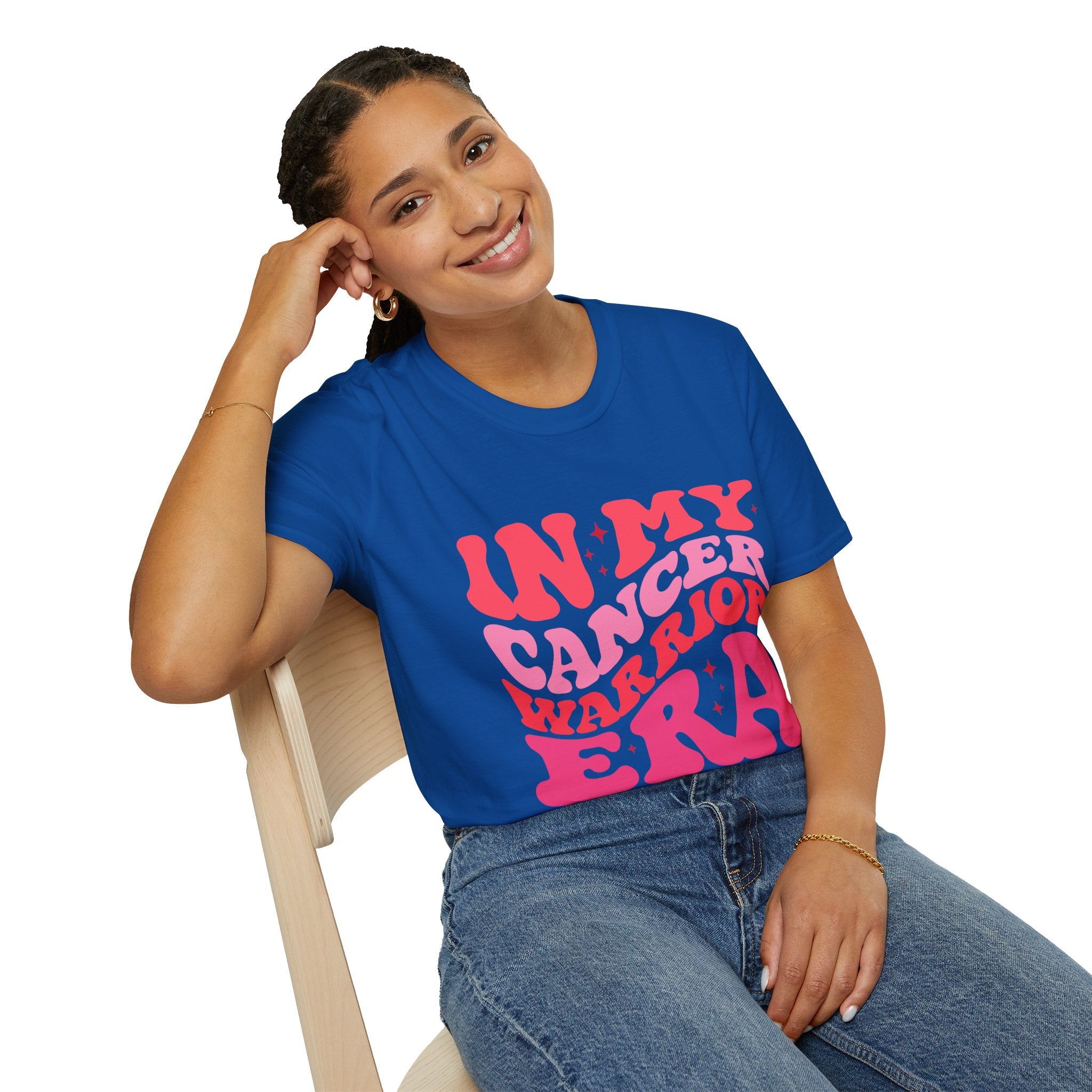 Inspirational T-Shirt – “In My Cancer Warrior Era” Support Tee for Cancer Survivors, Fighters, and Awareness Events