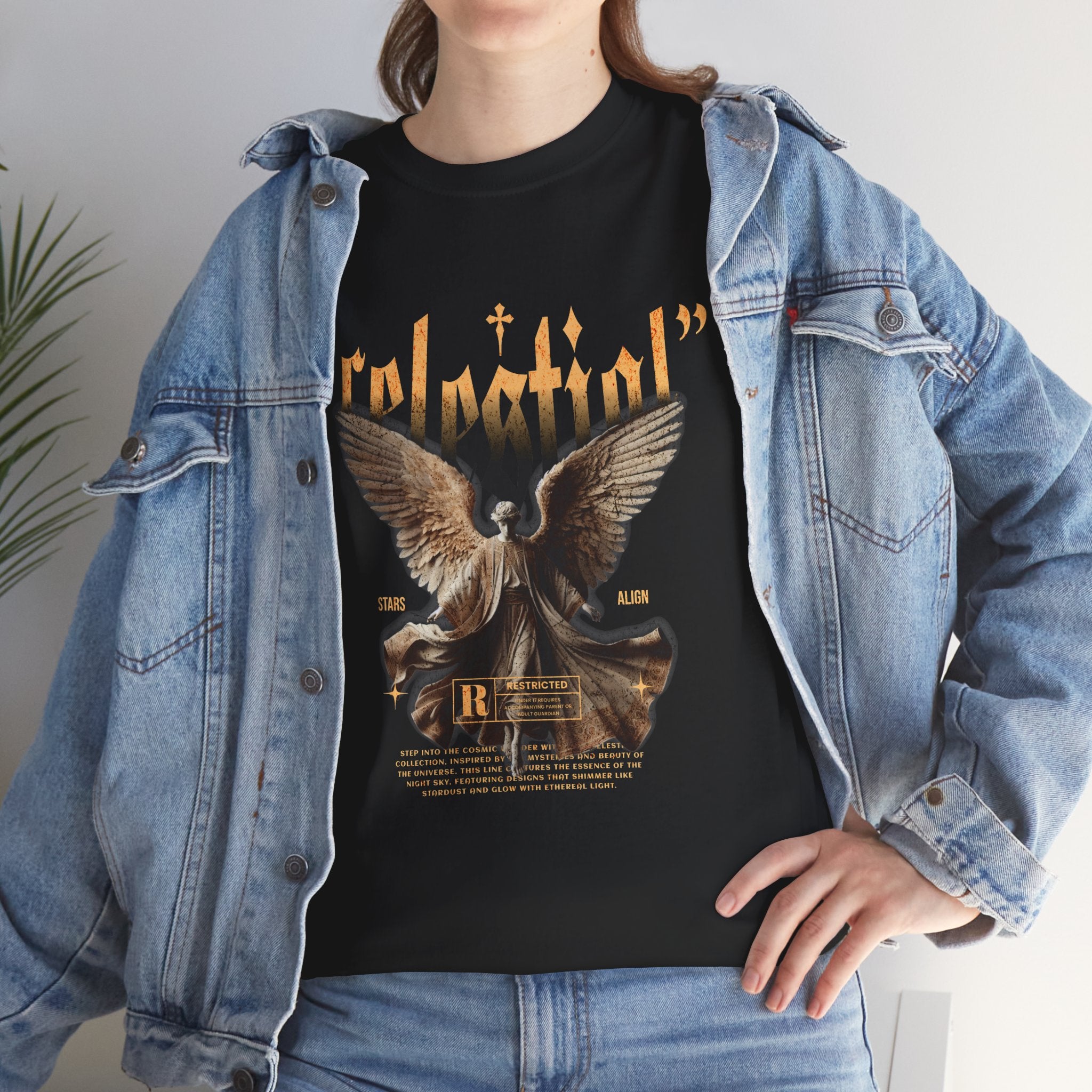 "Celestial Angel" - Divine Art & Streetwear Design