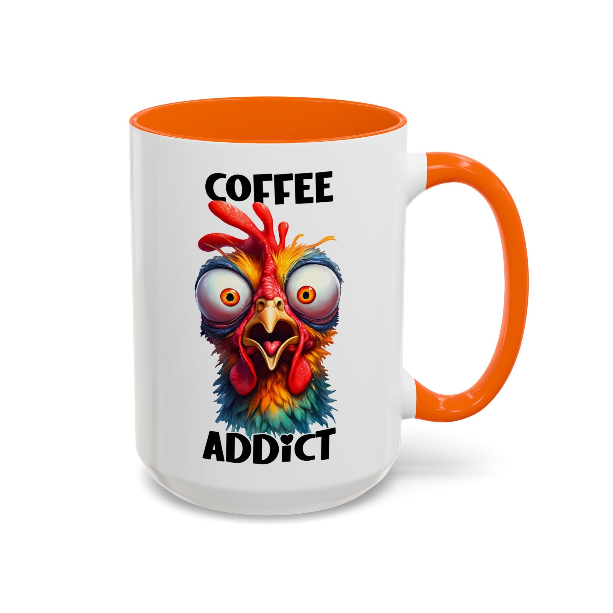 Coffee Addict – Perplexed Chicken Mug