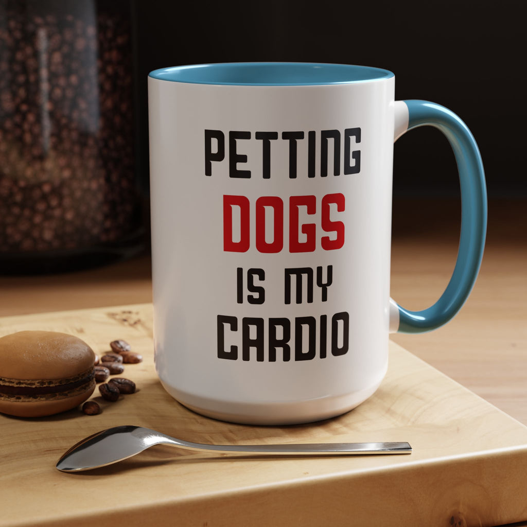 Dog Lover Coffee Mug – 11oz & 15oz Funny Pet Quote, Colorful Interior