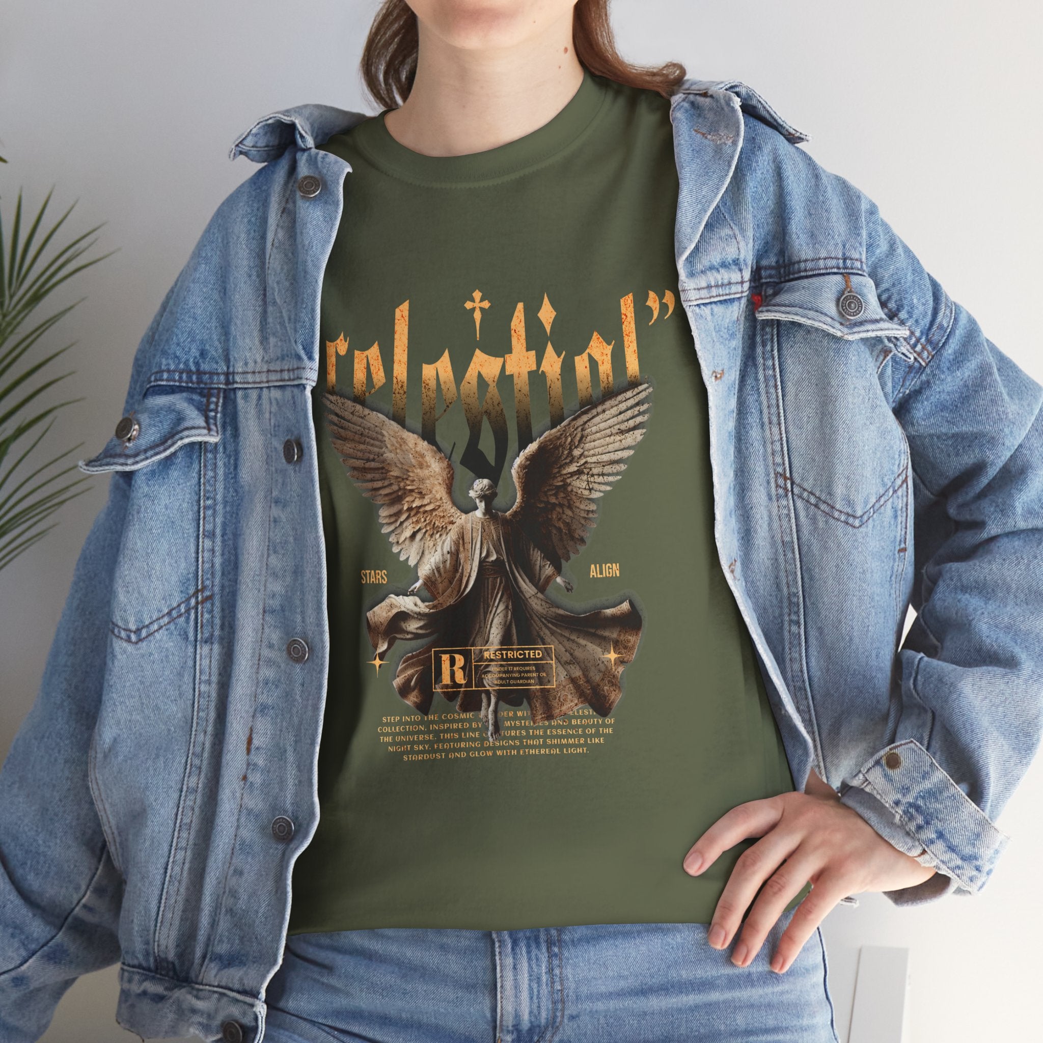 "Celestial Angel" - Divine Art & Streetwear Design