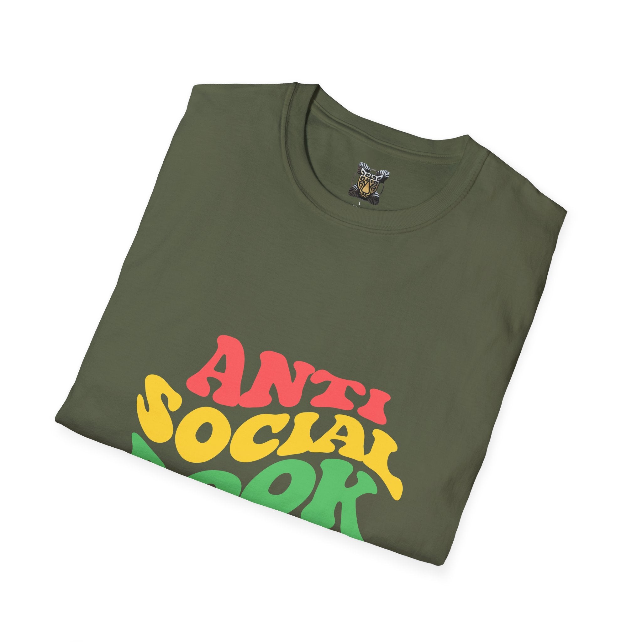 Anti Social Book Club T-Shirt – Funny Reading Graphic Tee, Introvert Book Lover Shirt, Unisex Literary