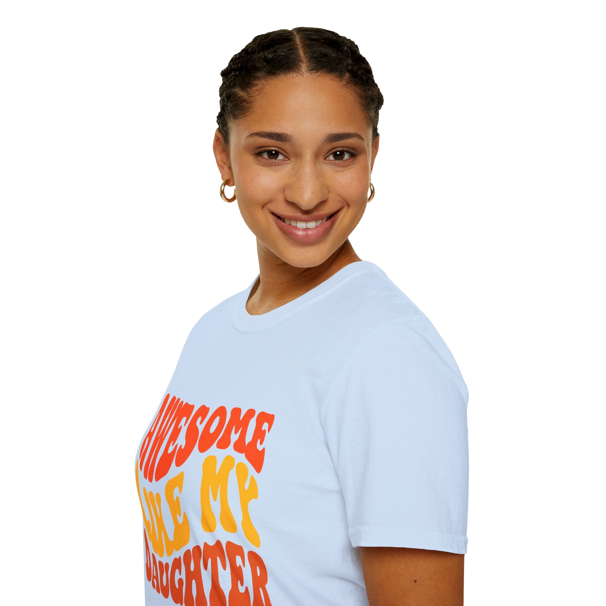 Awesome Like My Daughter T-Shirt – Funny Dad & Mom Graphic Tee, Proud Parent Shirt, Unisex Family Gift Apparel