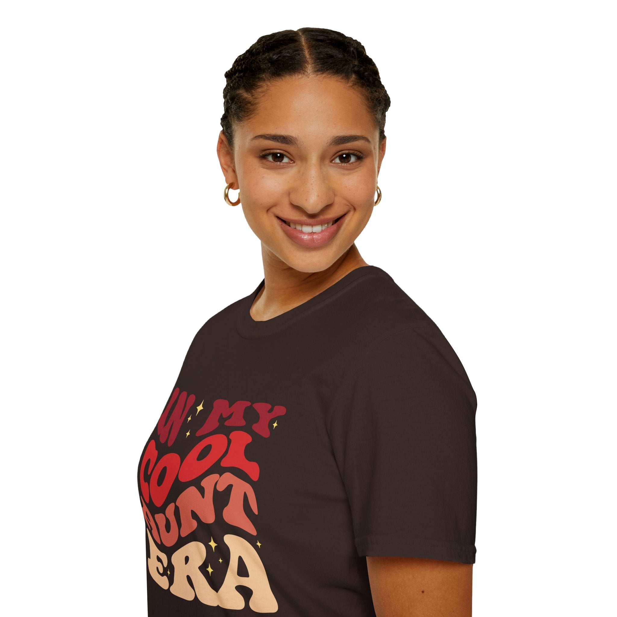 Cool Aunt T-Shirt – “In My Cool Aunt Era” Fun Auntie Gift Tee for Birthdays, Family Gatherings, and Everyday Wear