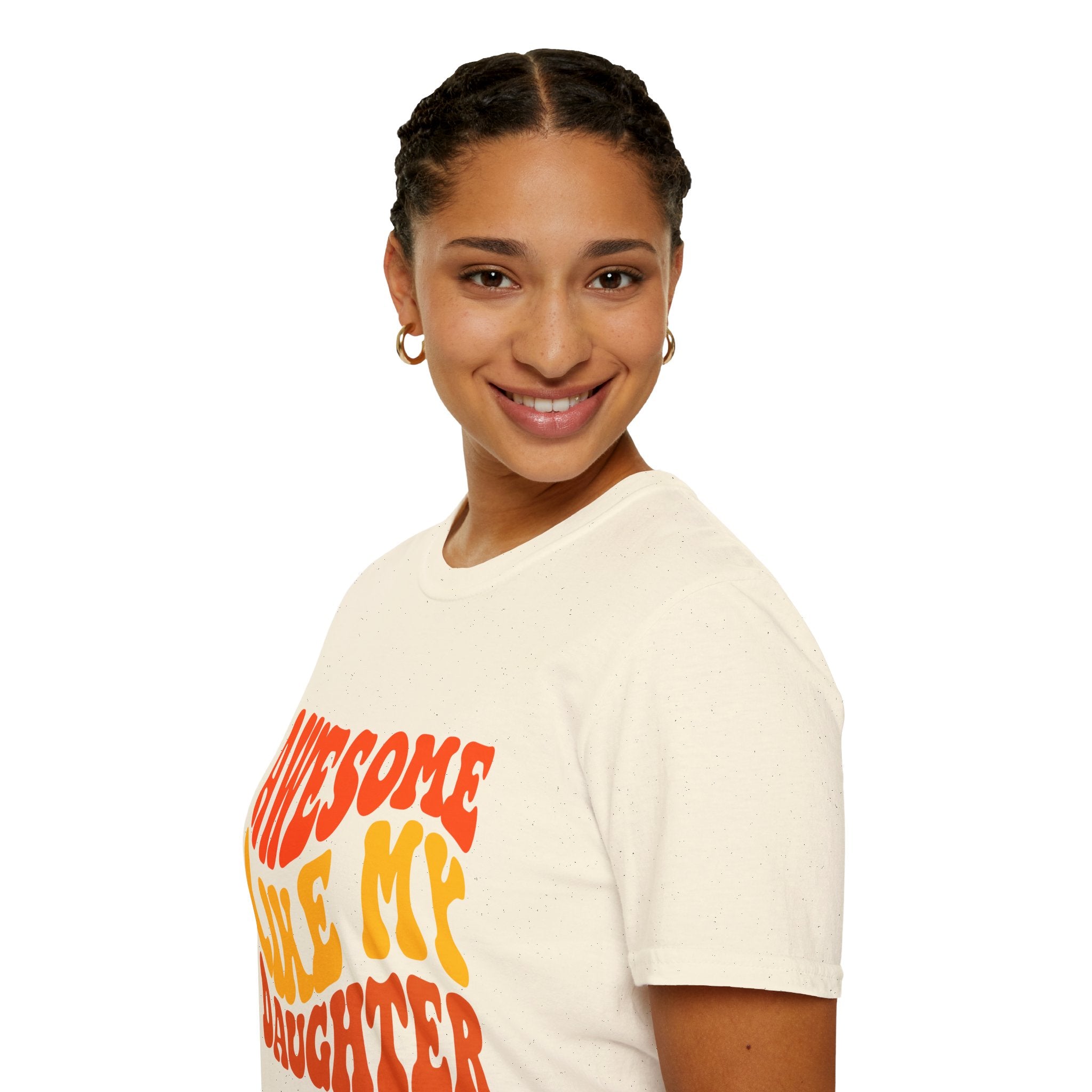Awesome Like My Daughter T-Shirt – Funny Dad & Mom Graphic Tee, Proud Parent Shirt, Unisex Family Gift Apparel