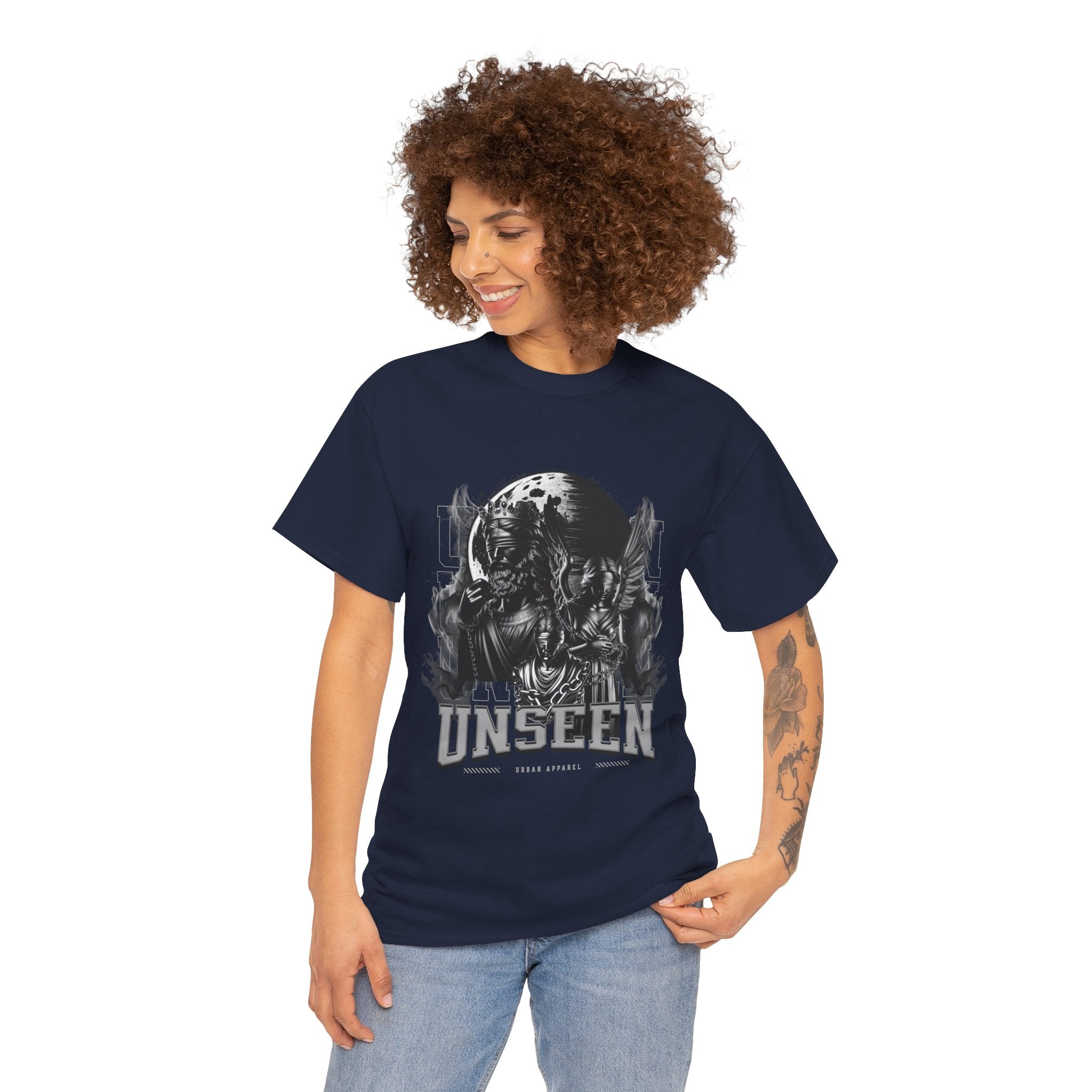 "Unseen" Blindfolded Figures with Chains - Dark Urban Apparel Digital Art